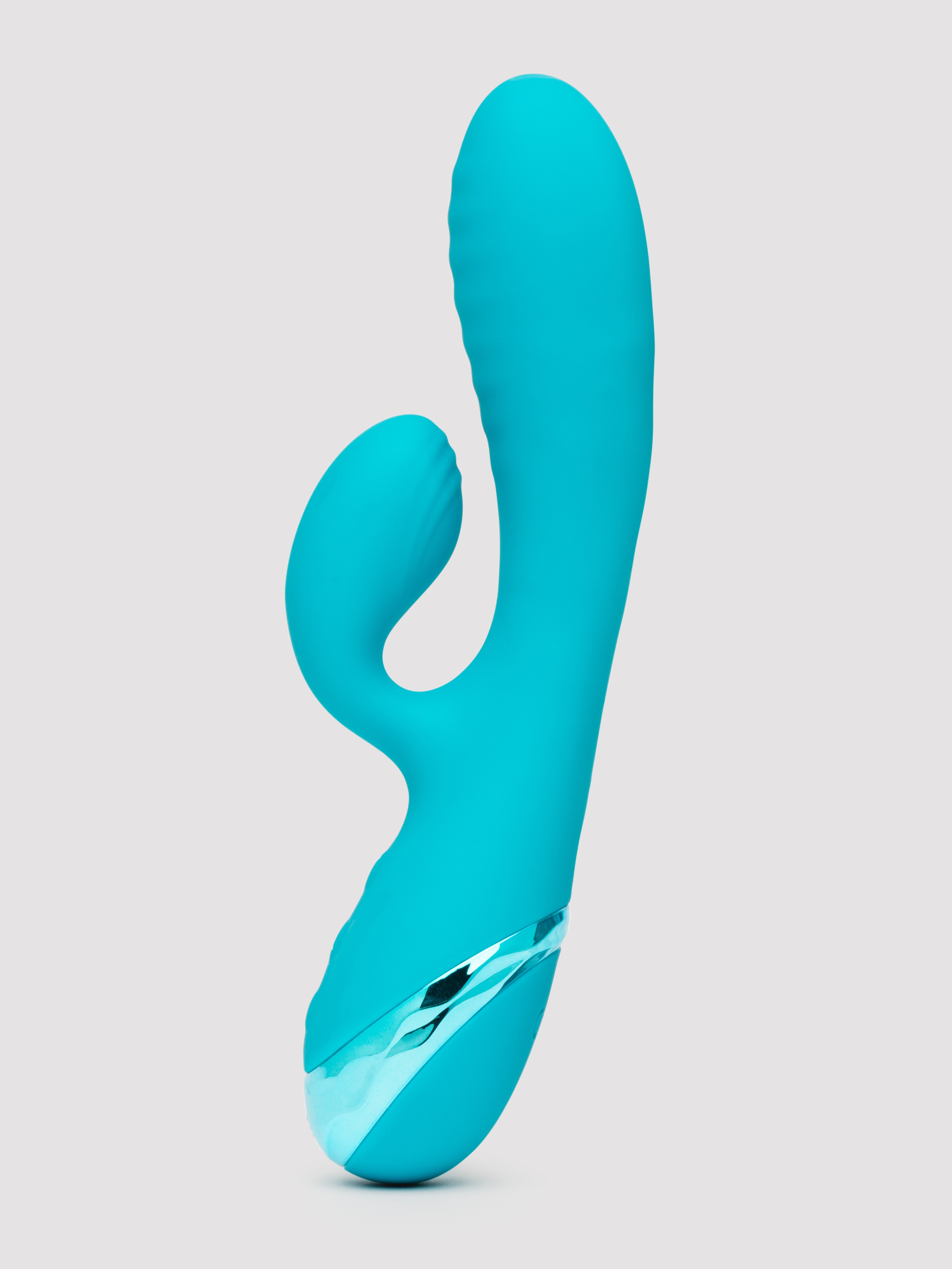 Loveline Inflatable Rabbit Vibrator, Blue, hi-res