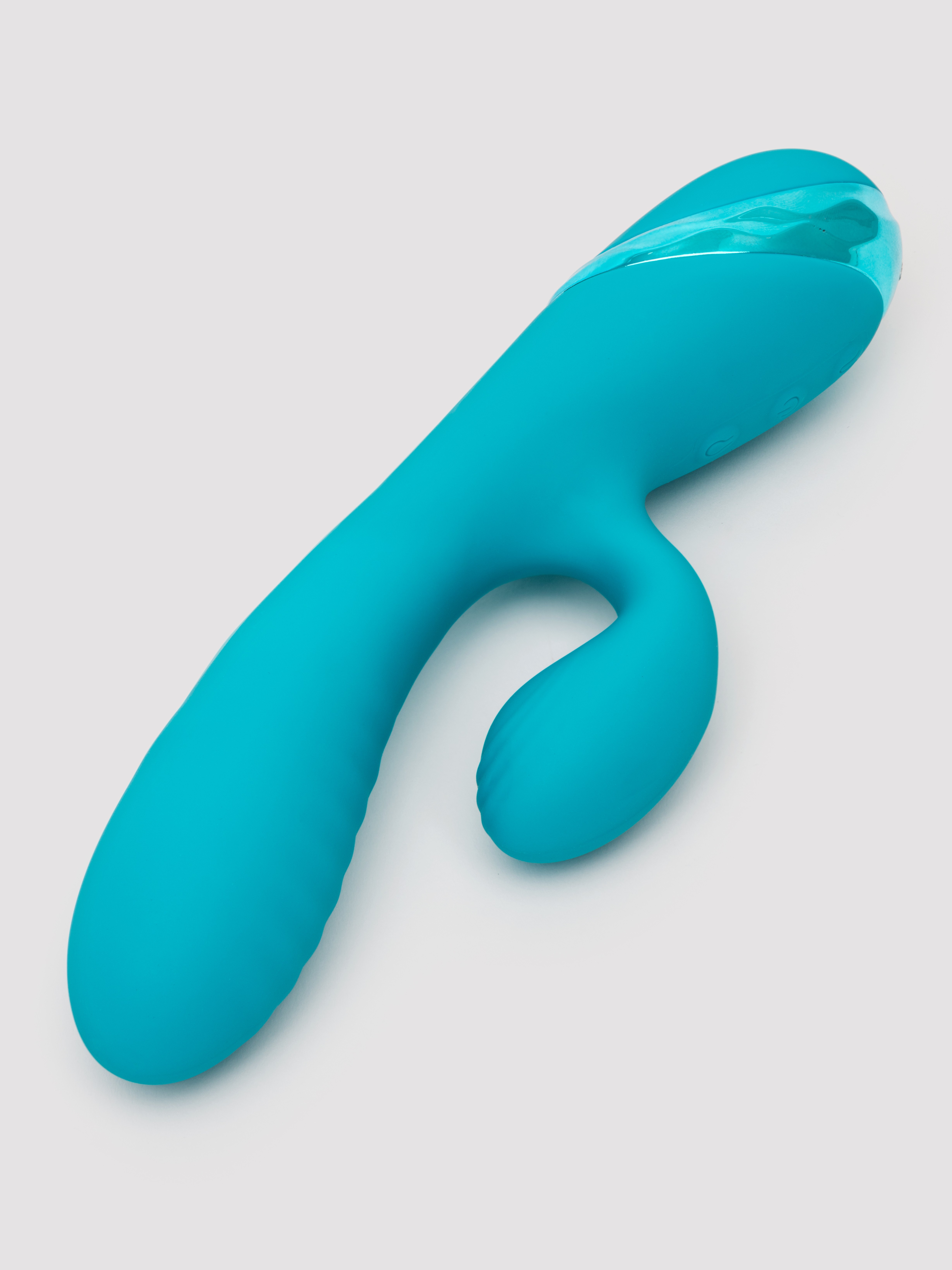 Loveline Inflatable Rabbit Vibrator, Blue, hi-res