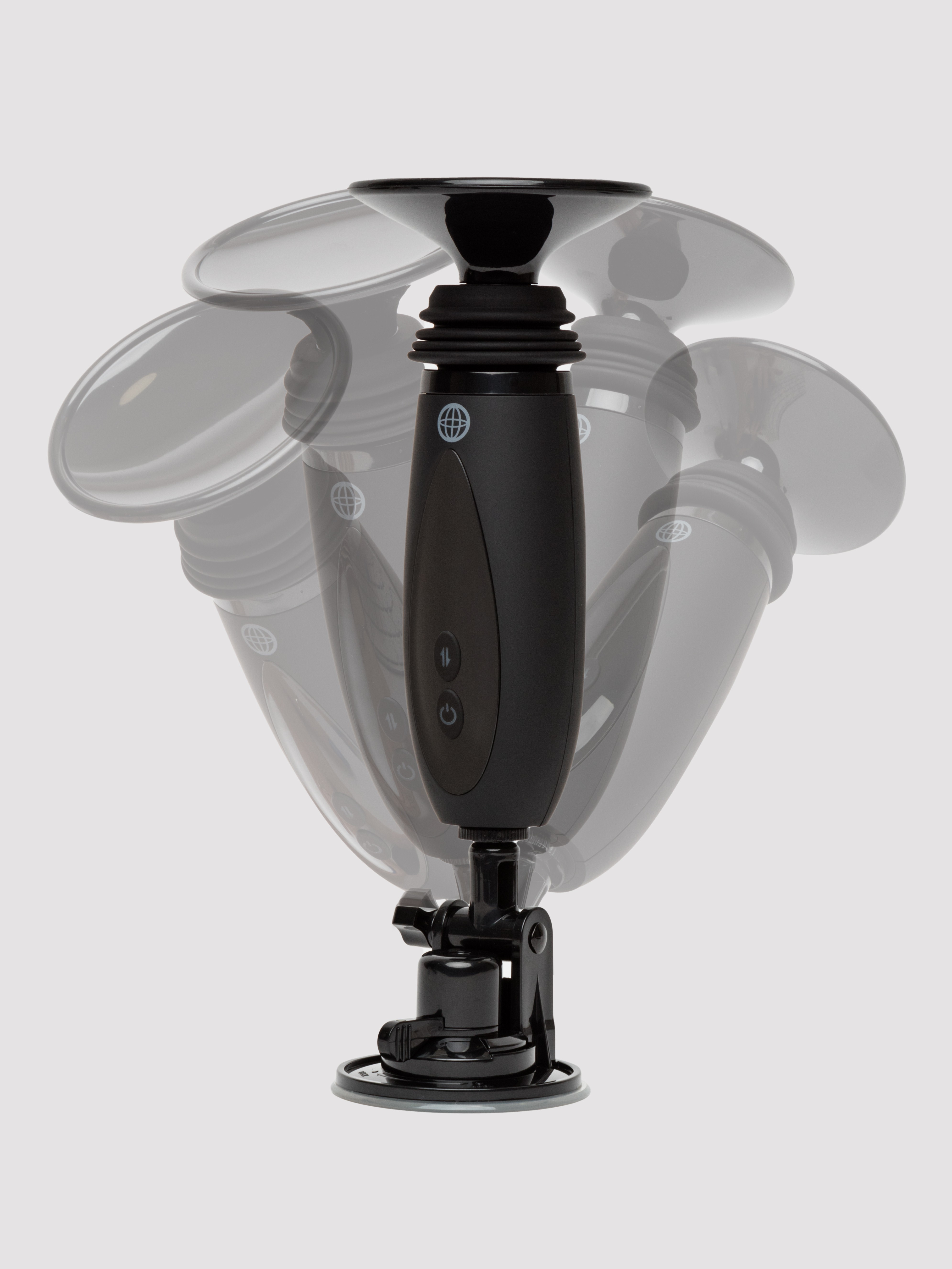 Fetish Fantasy Rechargeable Hands-Free Body Dock Thruster, Black, hi-res