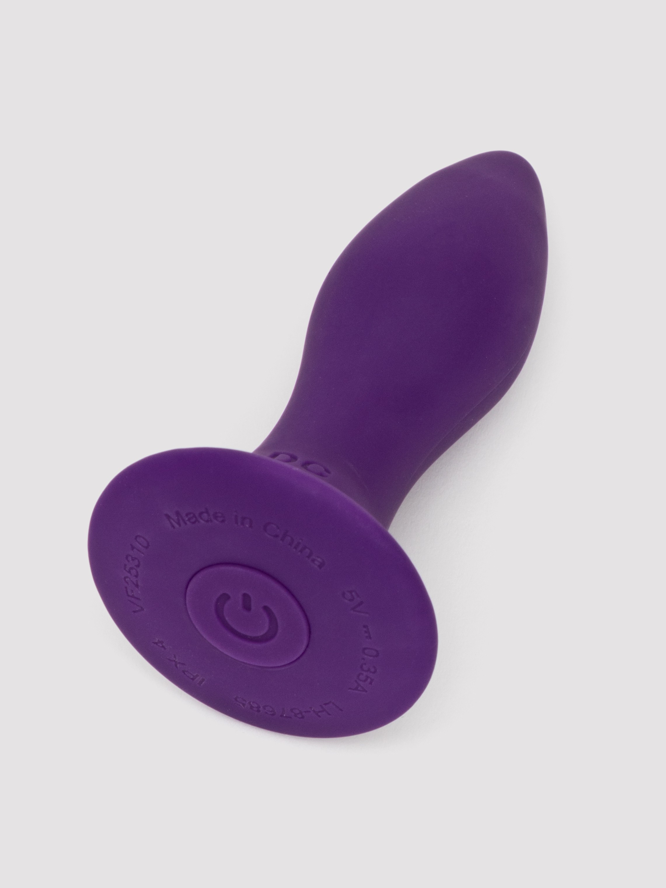 Lovehoney Purple Silicone Vibrating Butt Plug, Purple, hi-res
