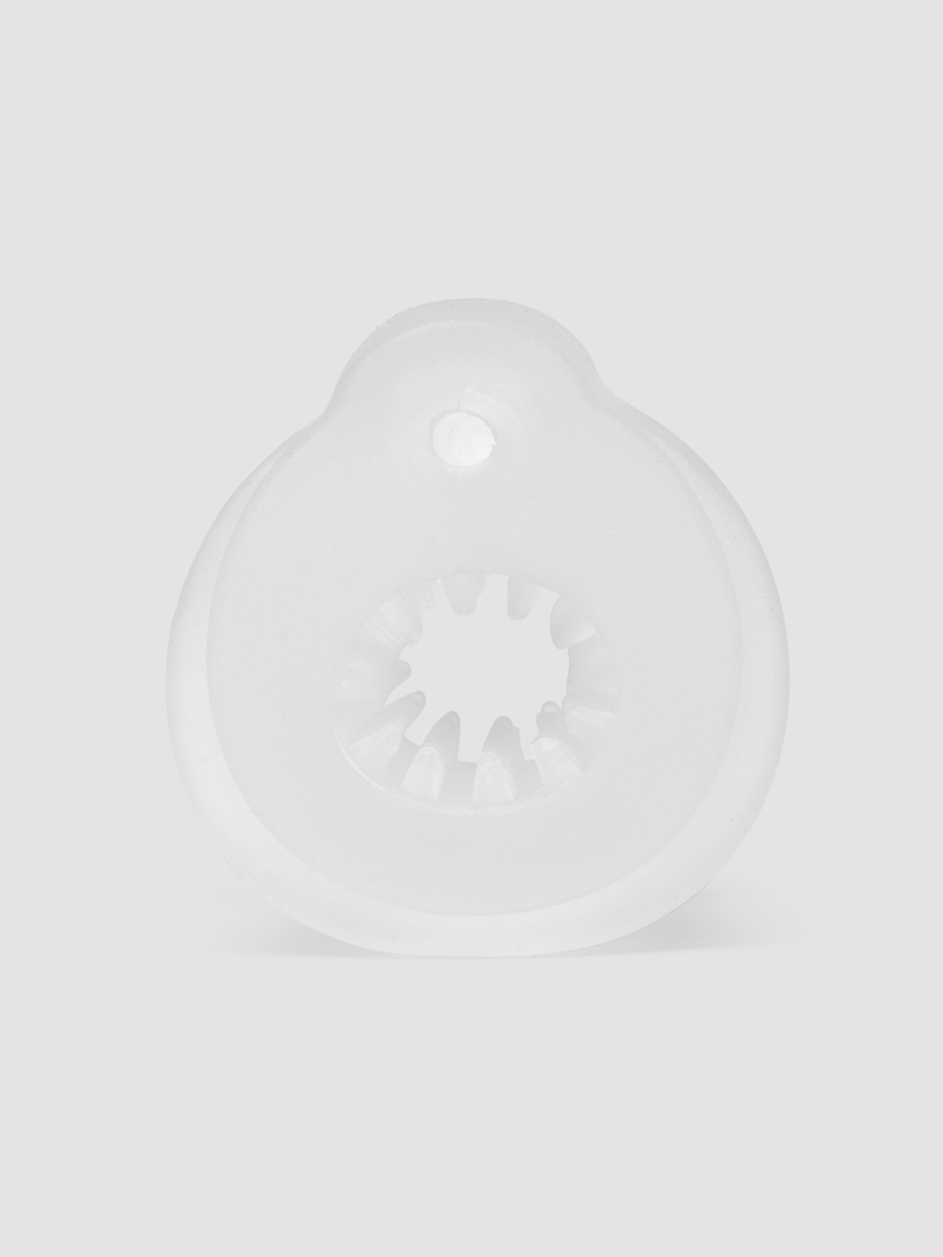 Lovehoney Clear Transparent Textured Stroker, Clear, hi-res