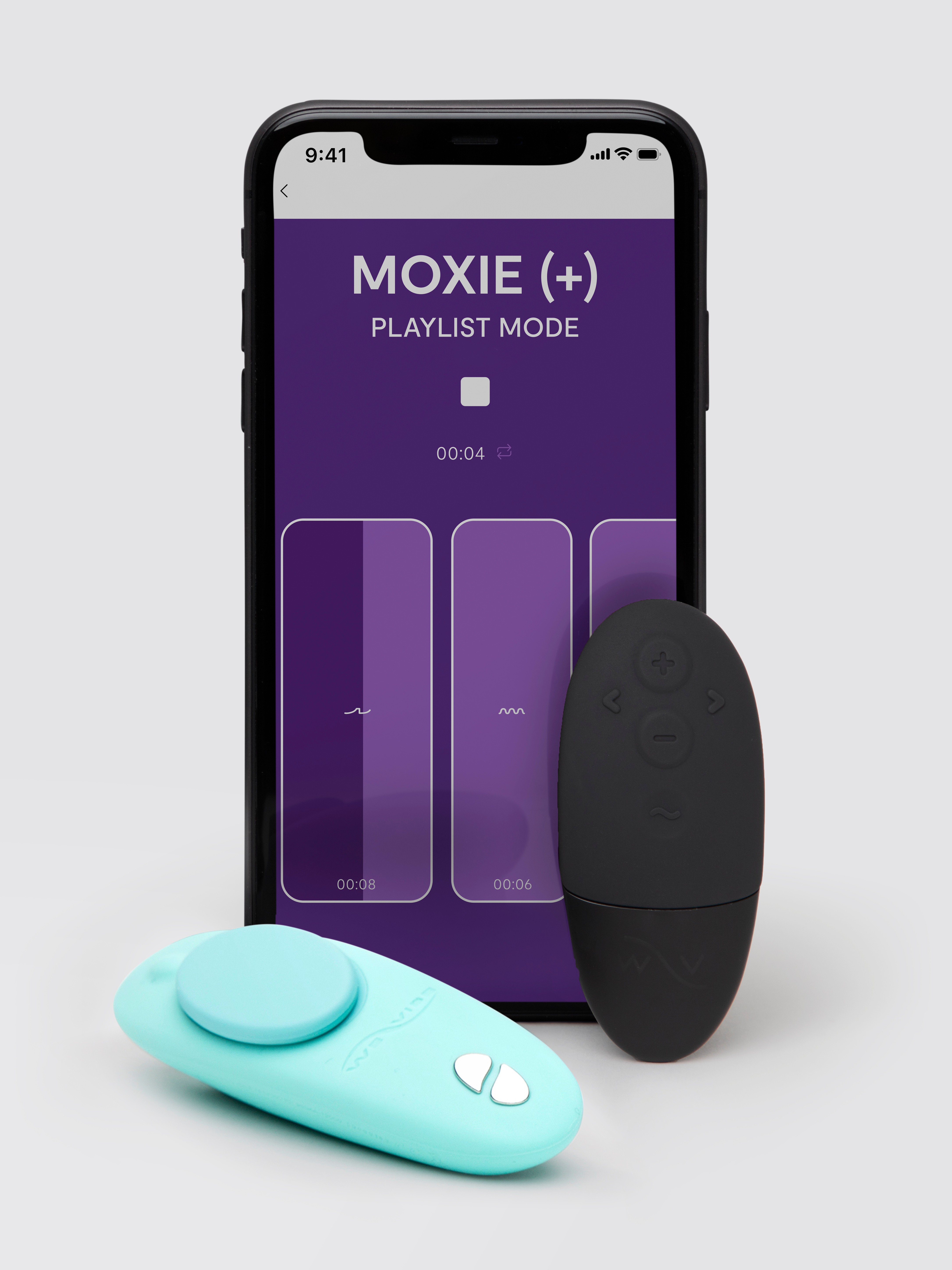 We-Vibe Moxie + App and Remote Controlled Wearable Clitoral Knicker Vibrator, Blue, hi-res