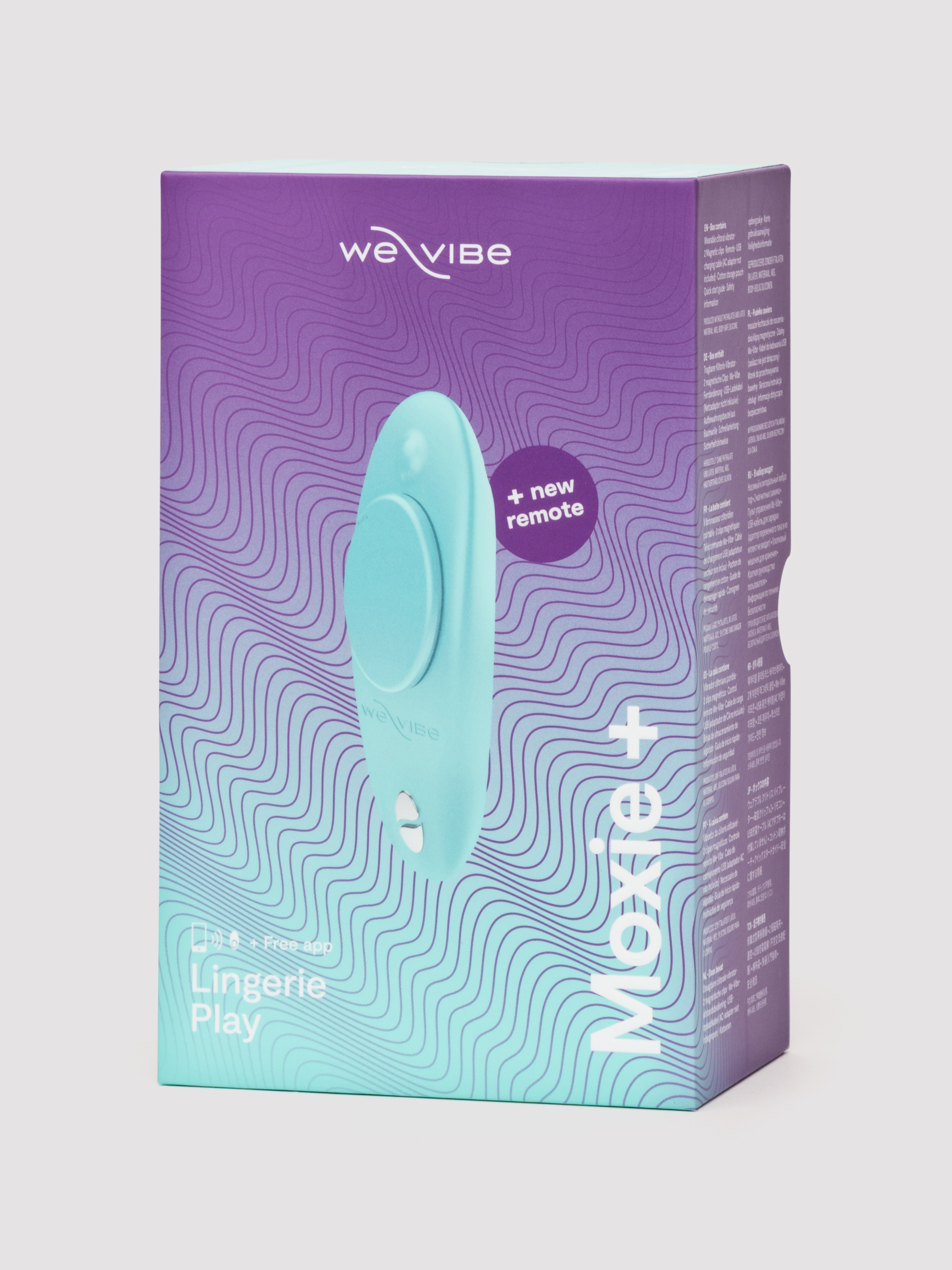 We-Vibe Moxie + App and Remote Controlled Wearable Clitoral Knicker Vibrator, Blue, hi-res