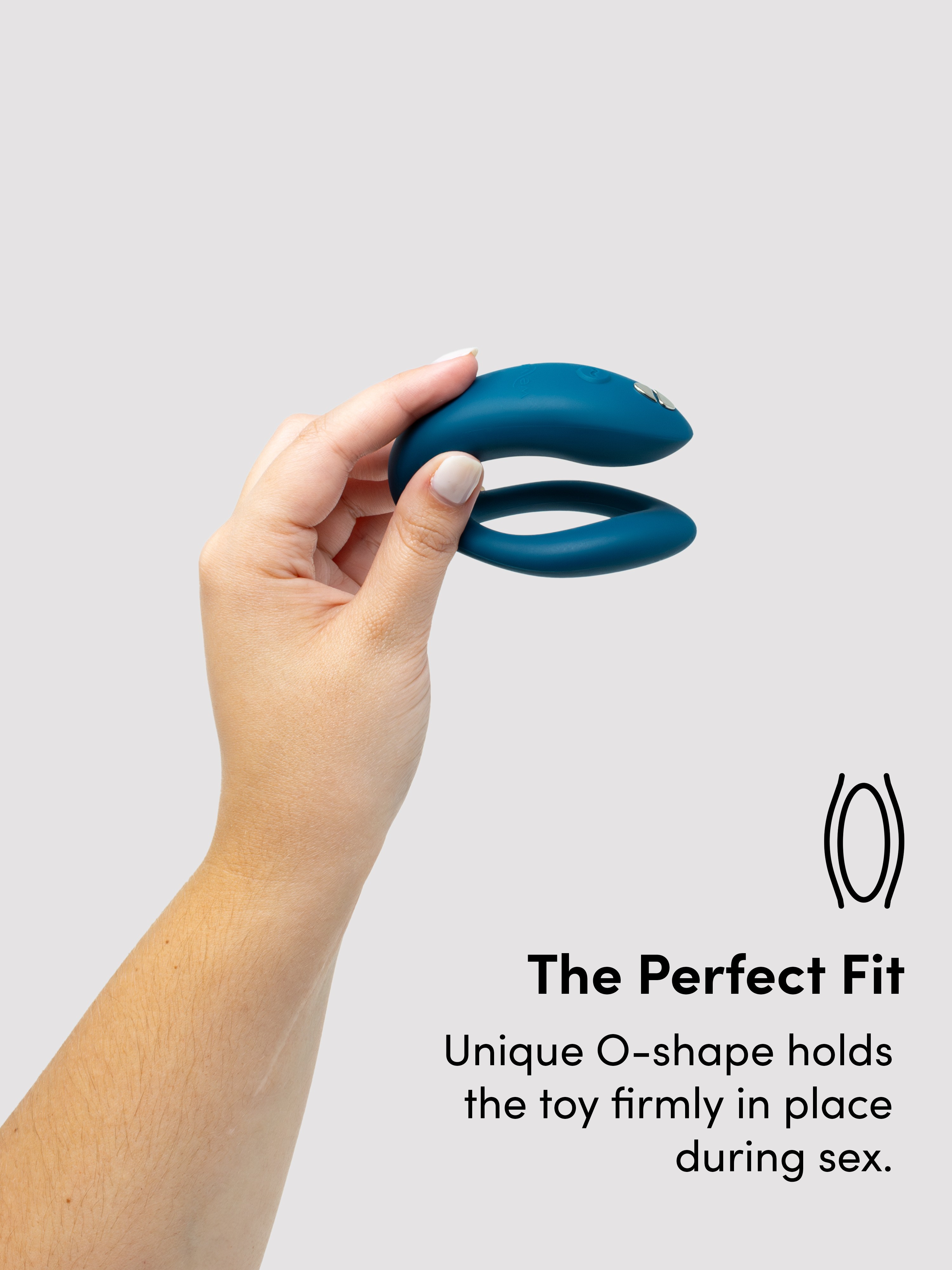 We-Vibe Sync O Velvet Green Remote Control and App Rechargeable Couple's Vibrator, Green, hi-res