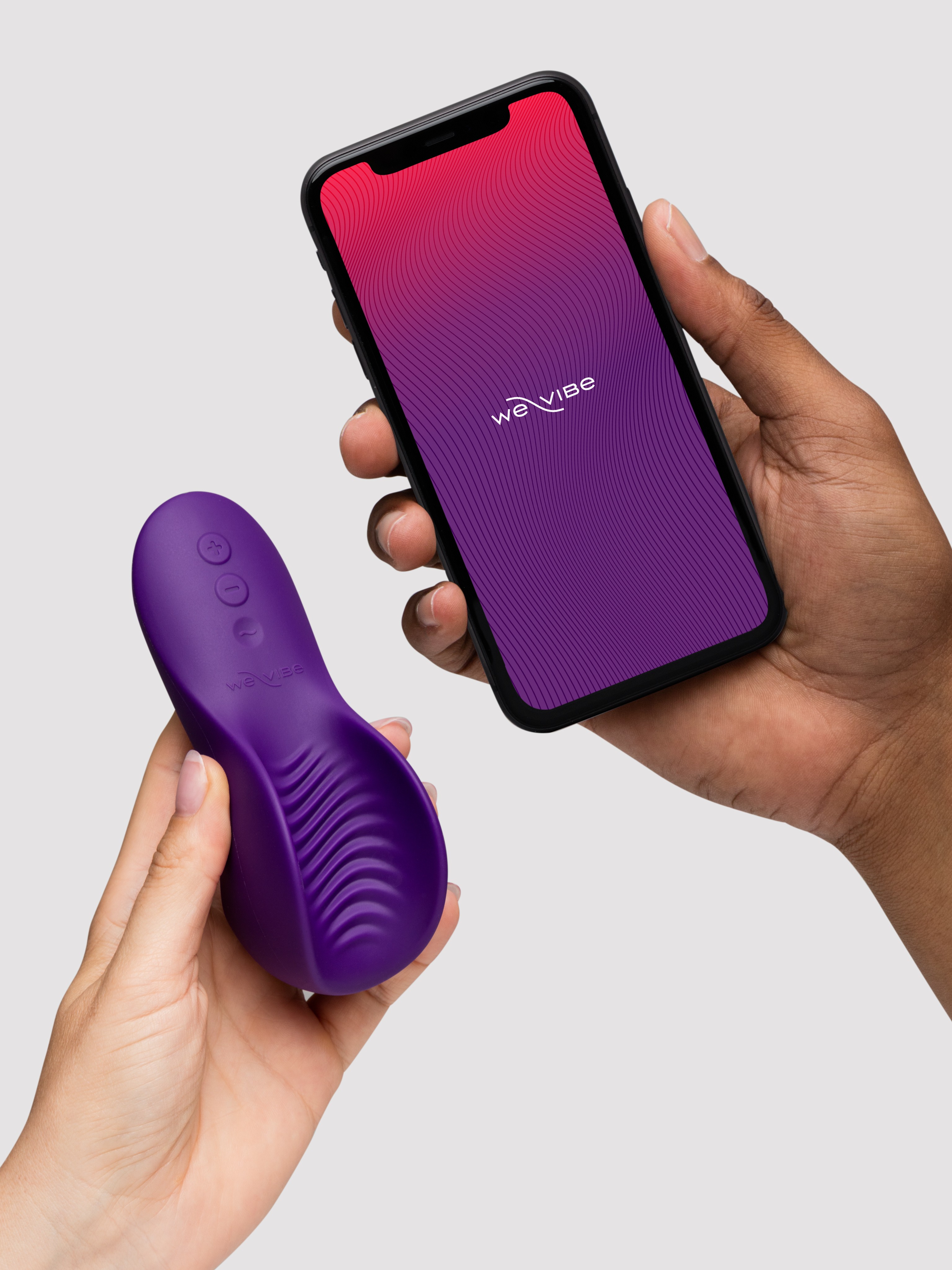 We-Vibe Shared Touch Couple's Grinding Vibrator, Purple, hi-res