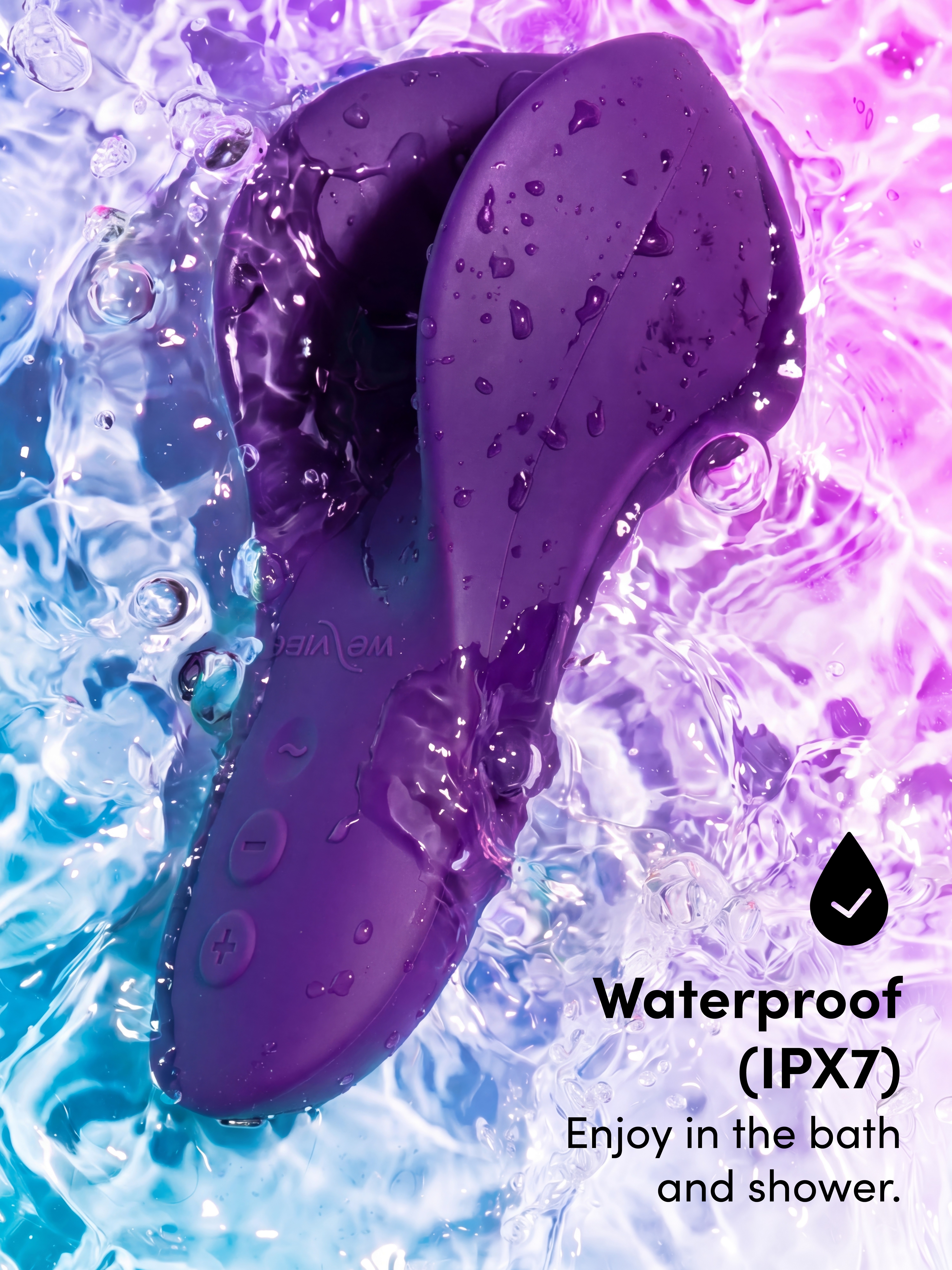 We-Vibe Shared Touch Couple's Grinding Vibrator, Purple, hi-res