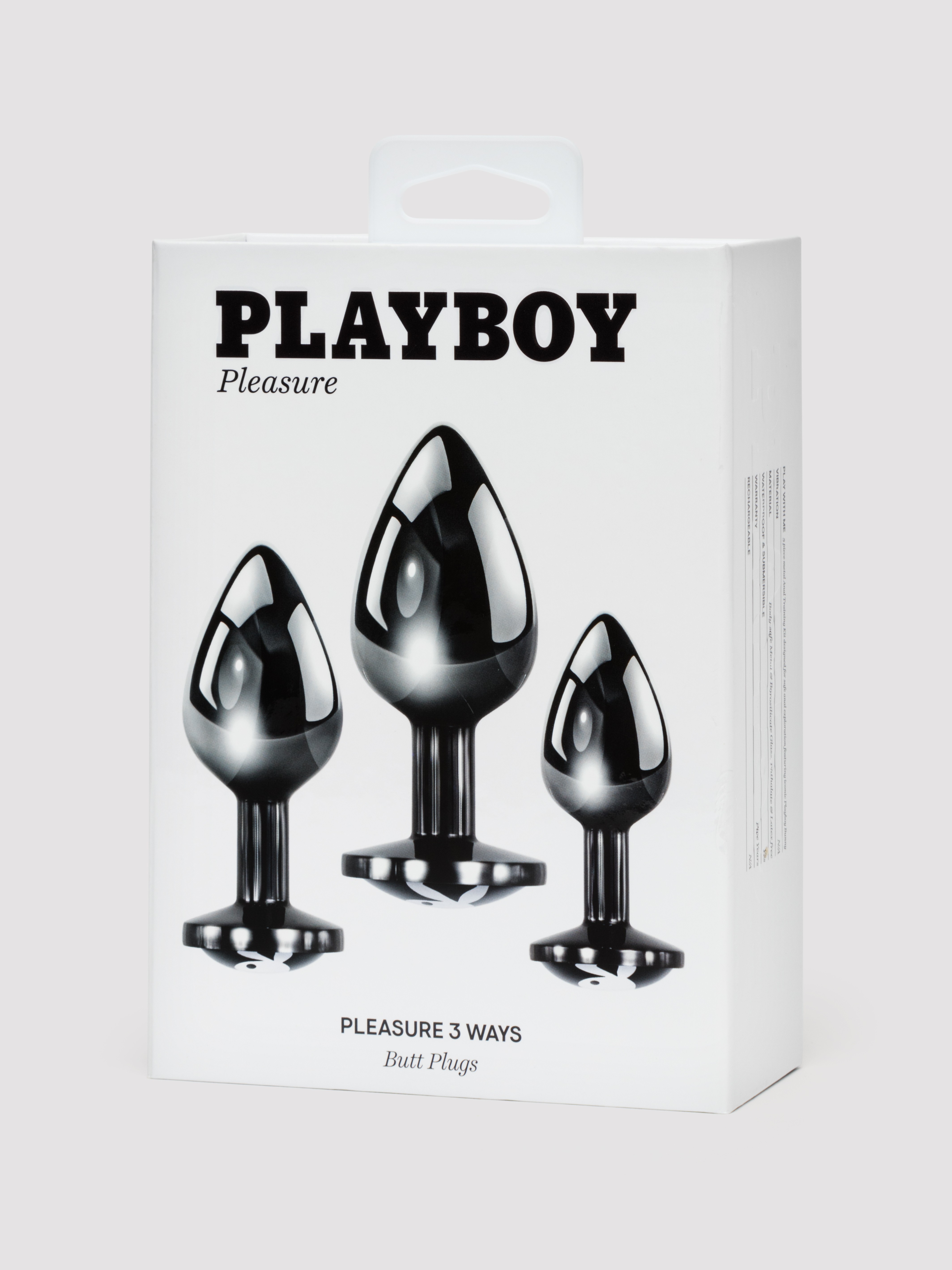 Playboy Pleasure 3 Ways Anal Training Kit, Black, hi-res