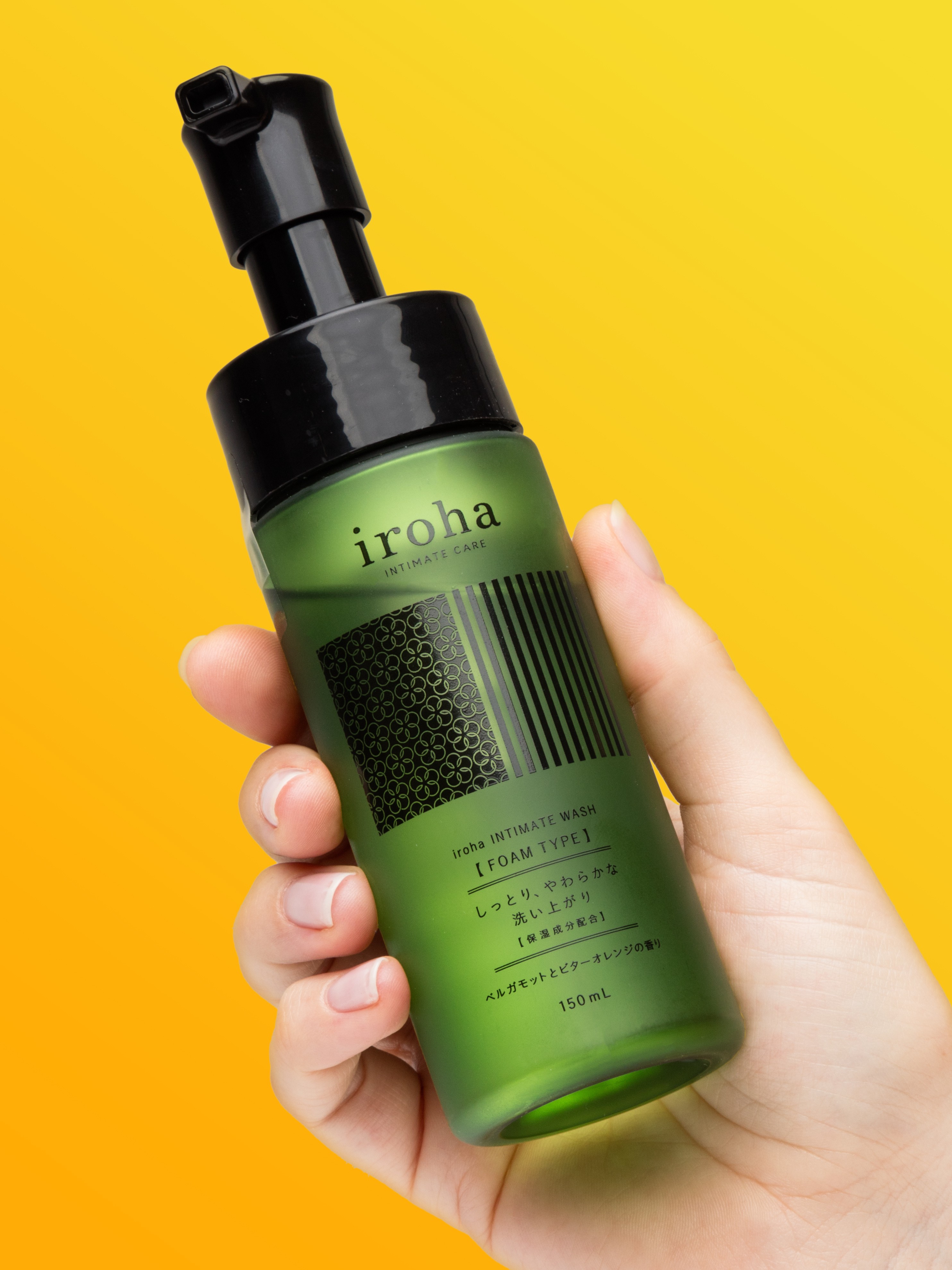 Iroha Bergamot & Bitter Orange Intimate Foam Wash 5 fl oz, , hi-res