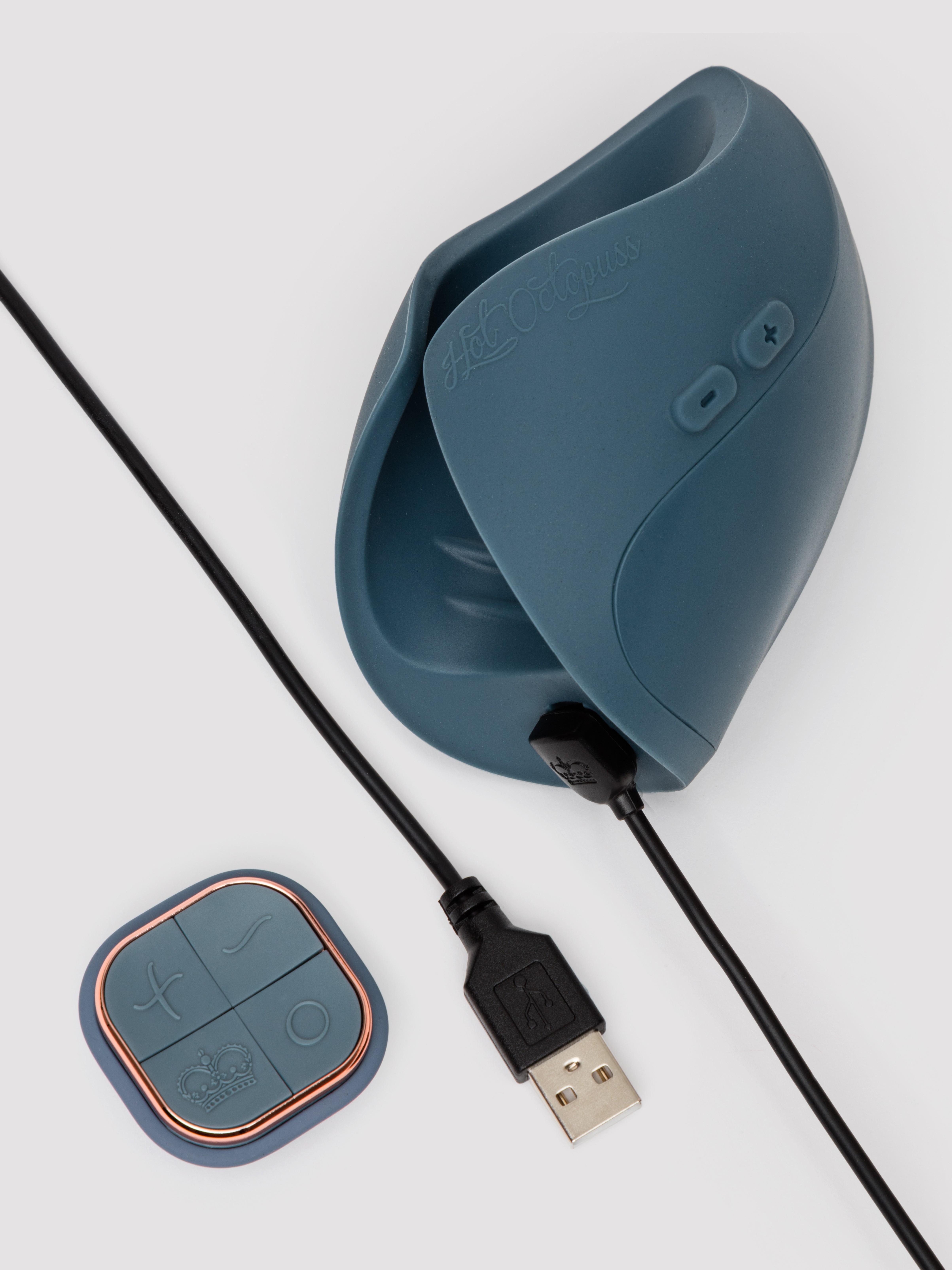 Hot Octopuss Pulse Duo Remote Control Couples Masturbator, Blue, hi-res