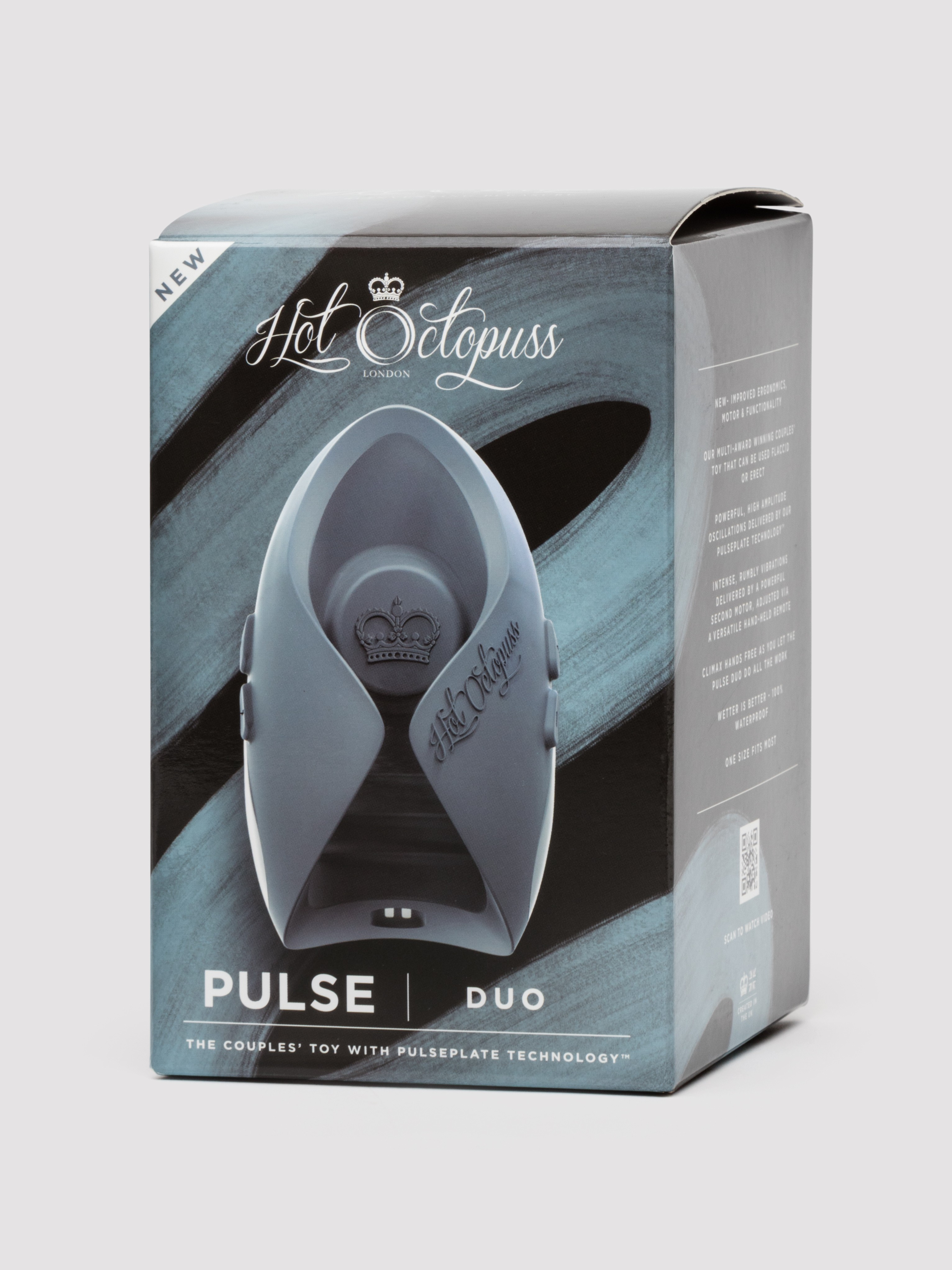 Hot Octopuss Pulse Duo Remote Control Couples Masturbator, Blue, hi-res