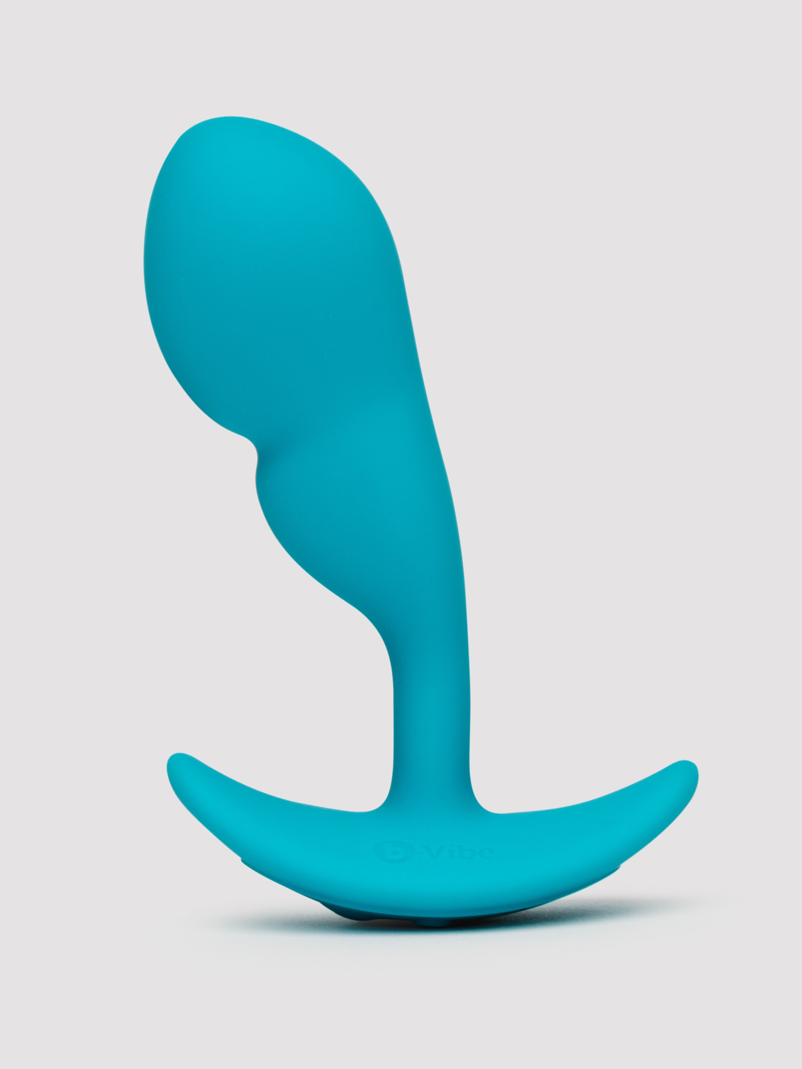 B-Vibe P-Spot Snug Plug Remote Control Silicone Weighted Prostate Plug 95g, Blue, hi-res