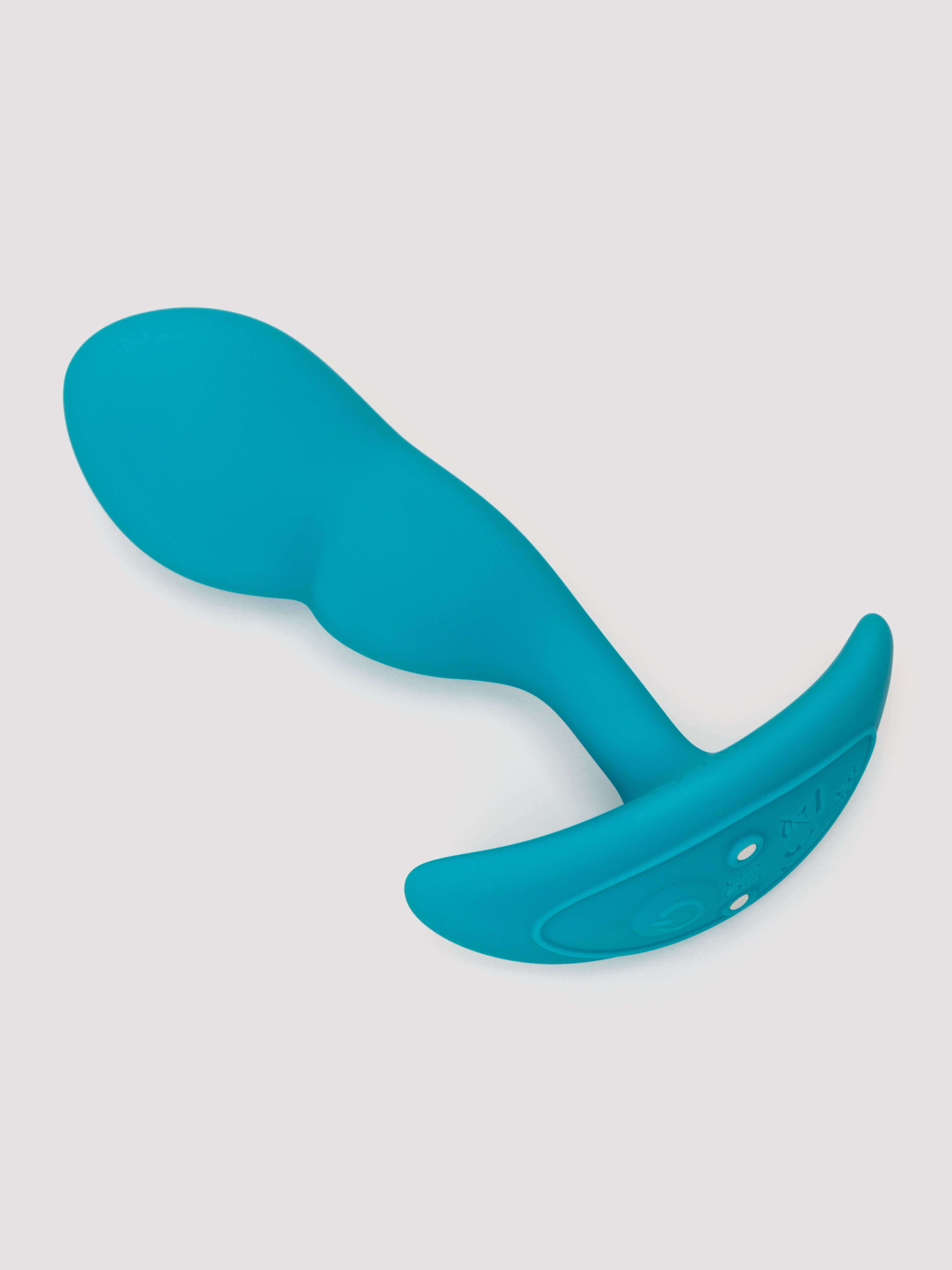 B-Vibe P-Spot Snug Plug Remote Control Silicone Weighted Prostate Plug 95g, Blue, hi-res