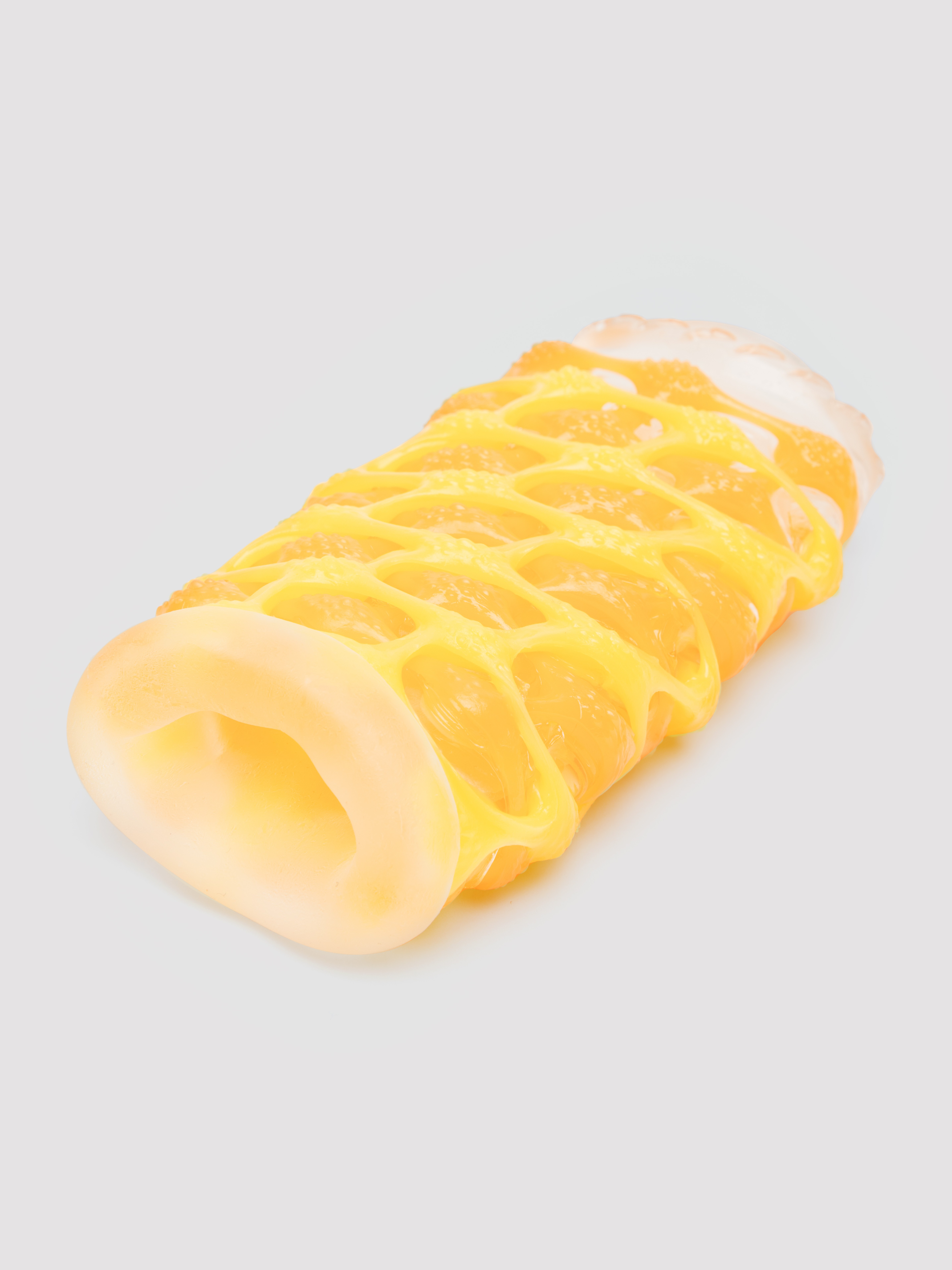 Tenga Arte Weave Textured Masturbator, Yellow, hi-res