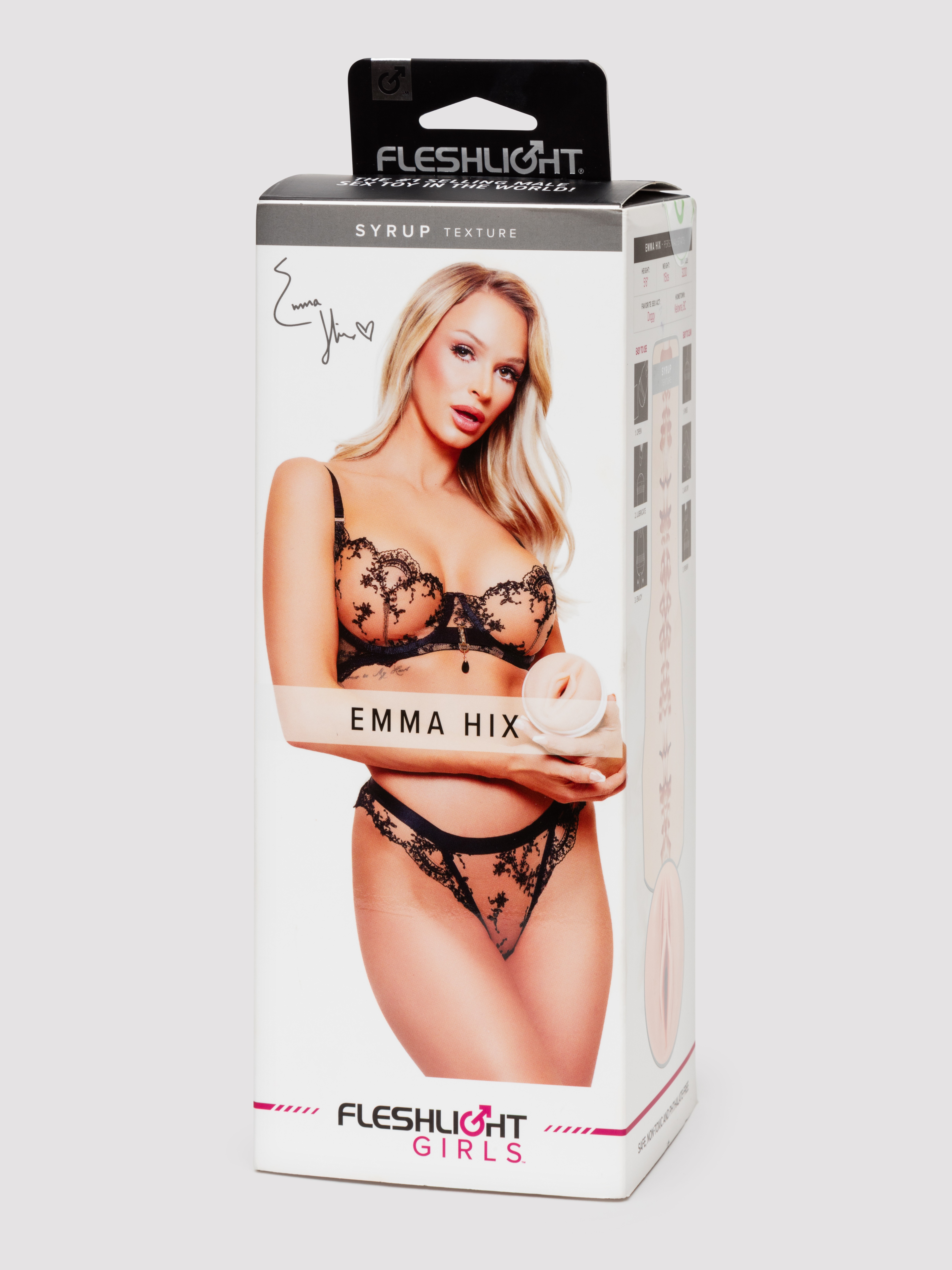 Fleshlight Girls Emma Hix Syrup Texture , Flesh Pink, hi-res