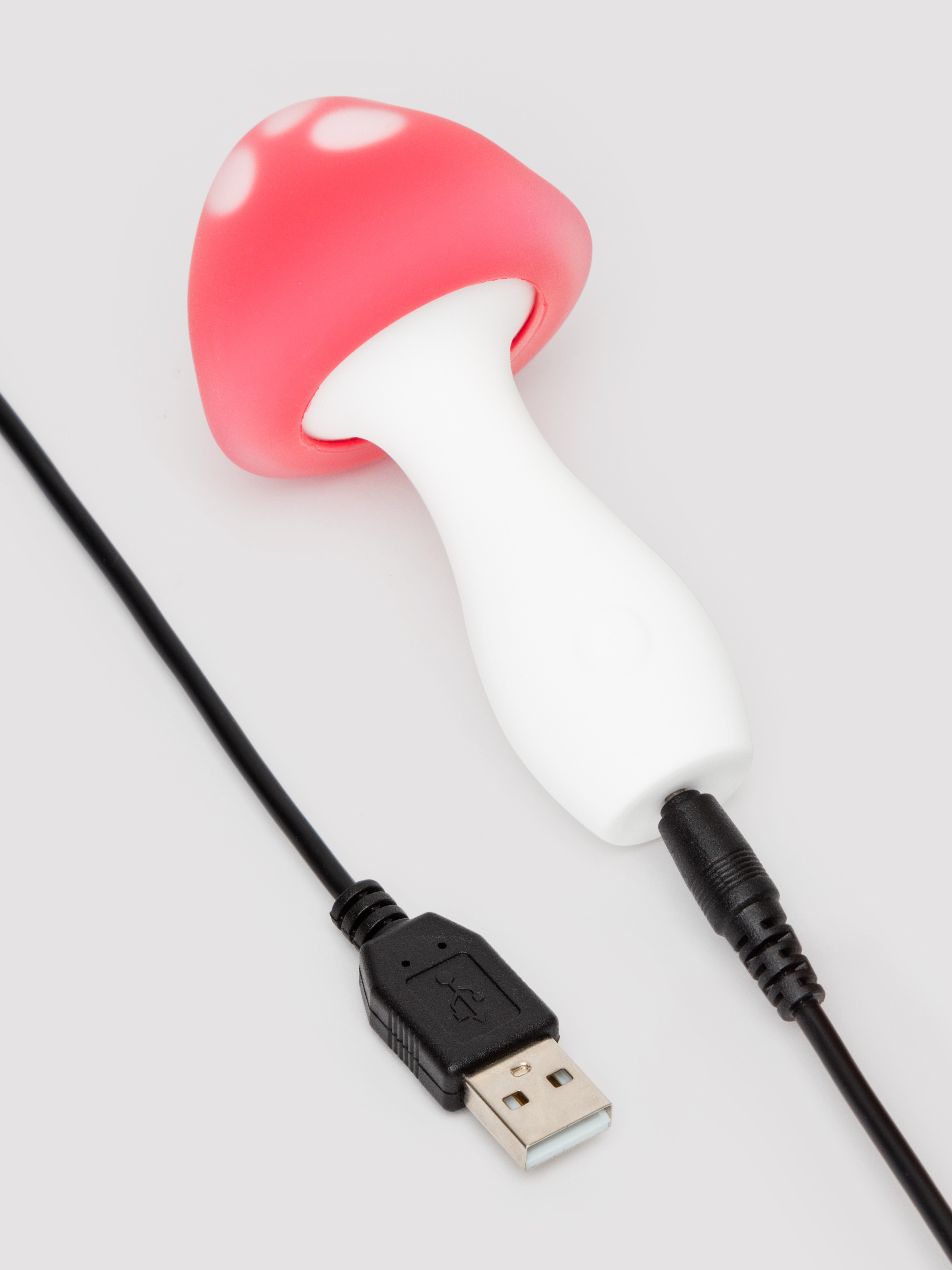 Naughty Bits Muff Shroom Playful Massager , Red, hi-res