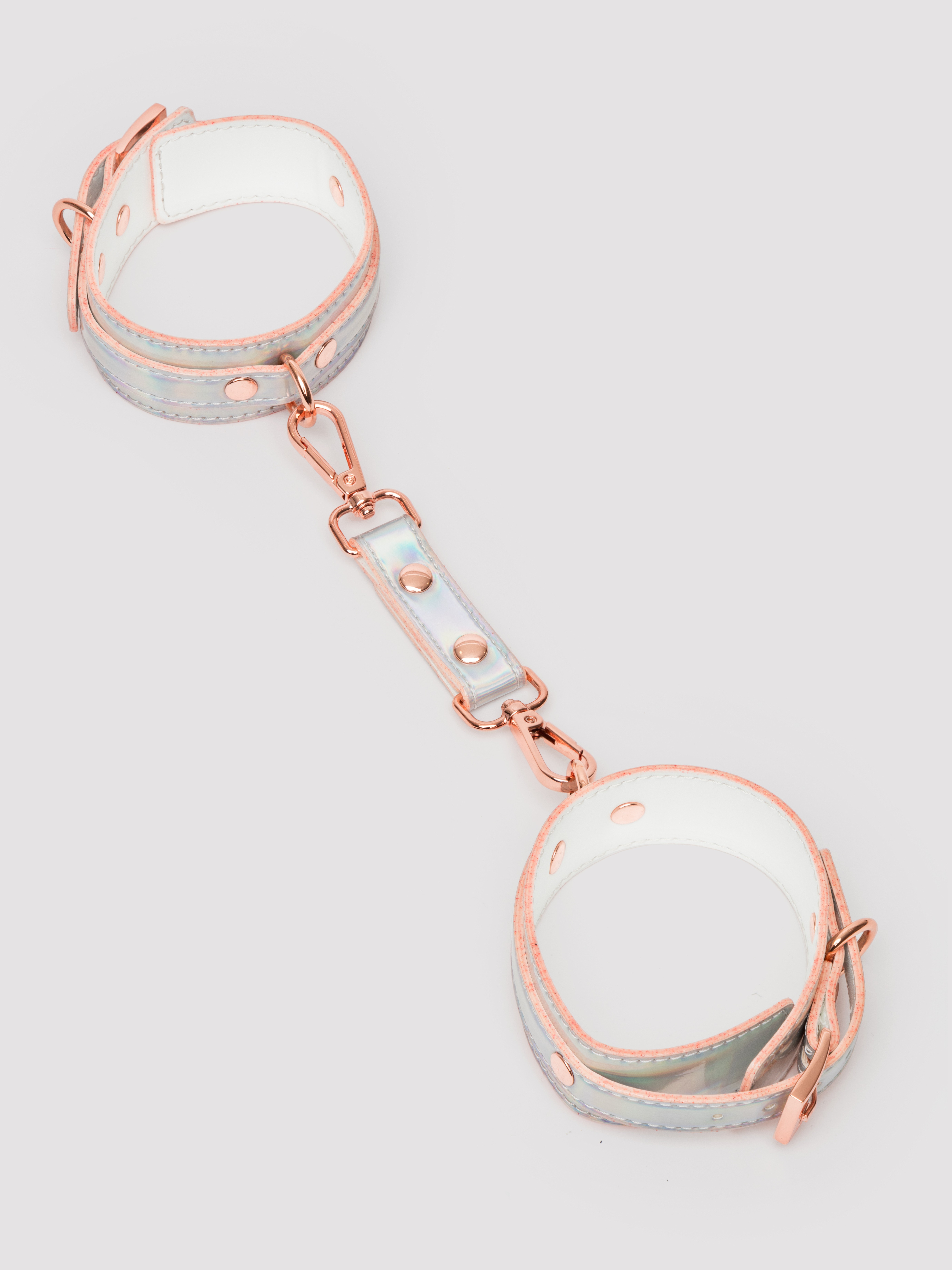 Cosmo Bondage Holographic Restraints Kit (6 Piece), Silver, hi-res