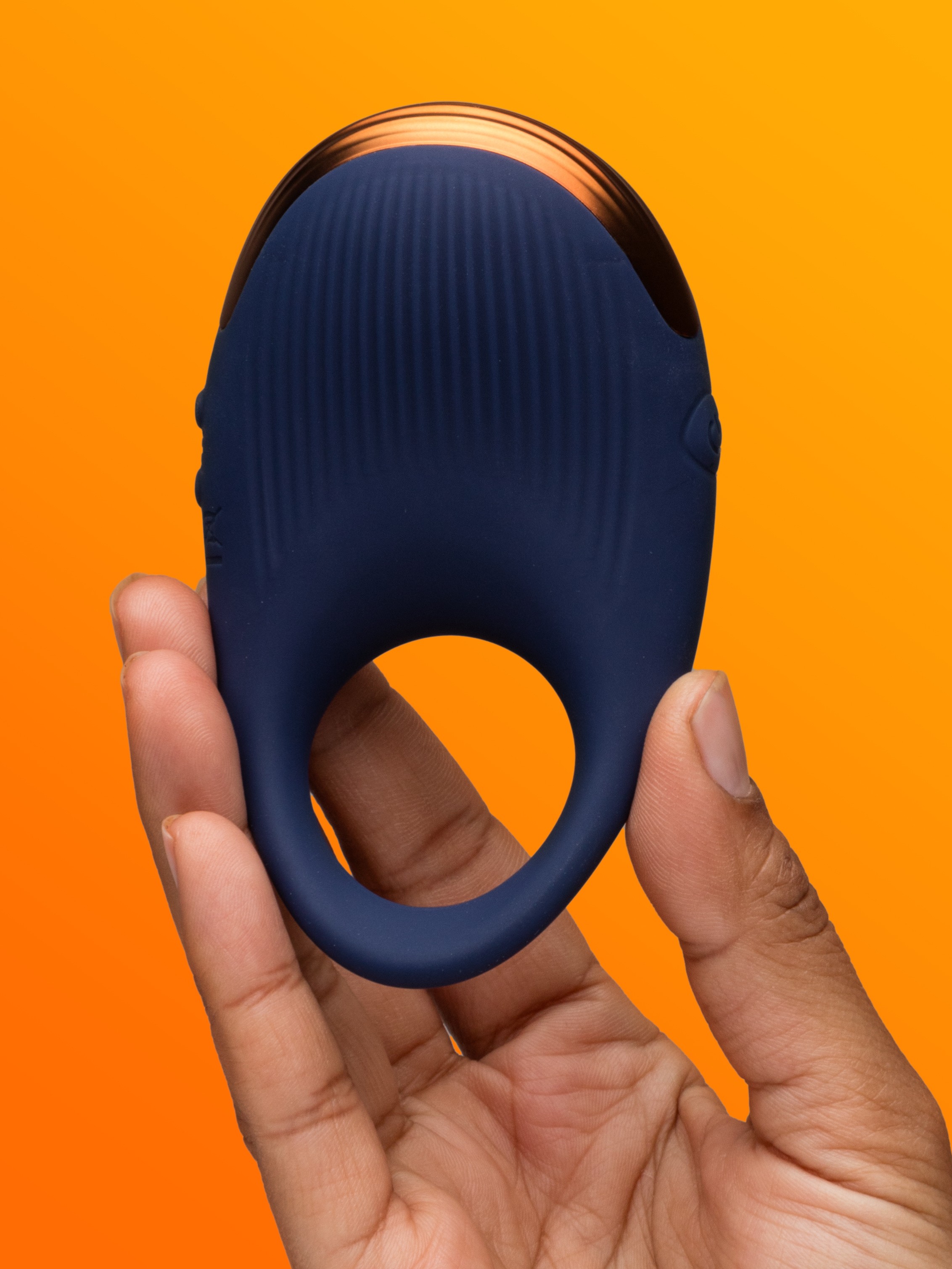 Rocks Off Capture Rechargeable Cock Ring Vibrator, Black, hi-res