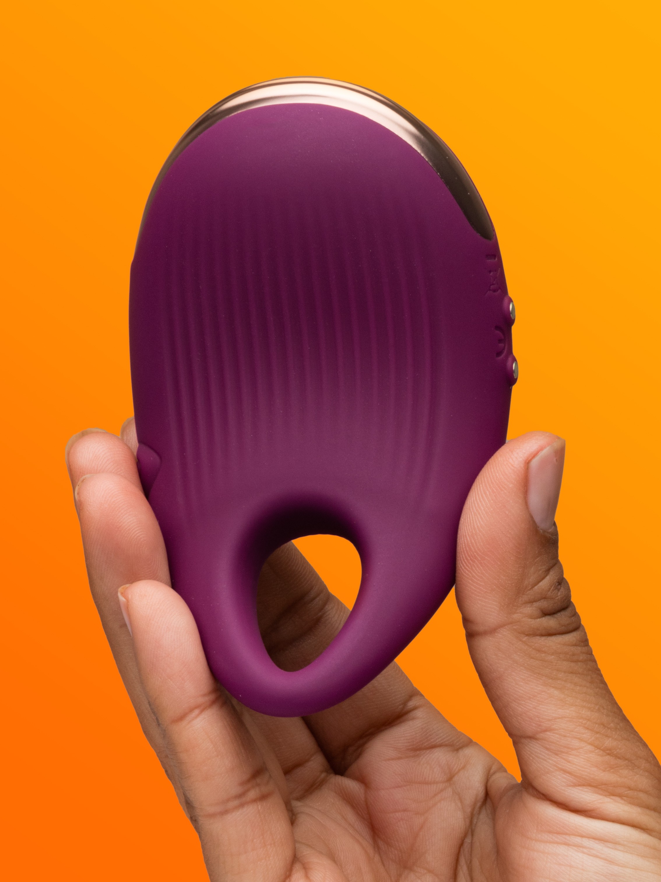 Rocks Off Coax Rechargeable Clitoral Vibrator, Red, hi-res