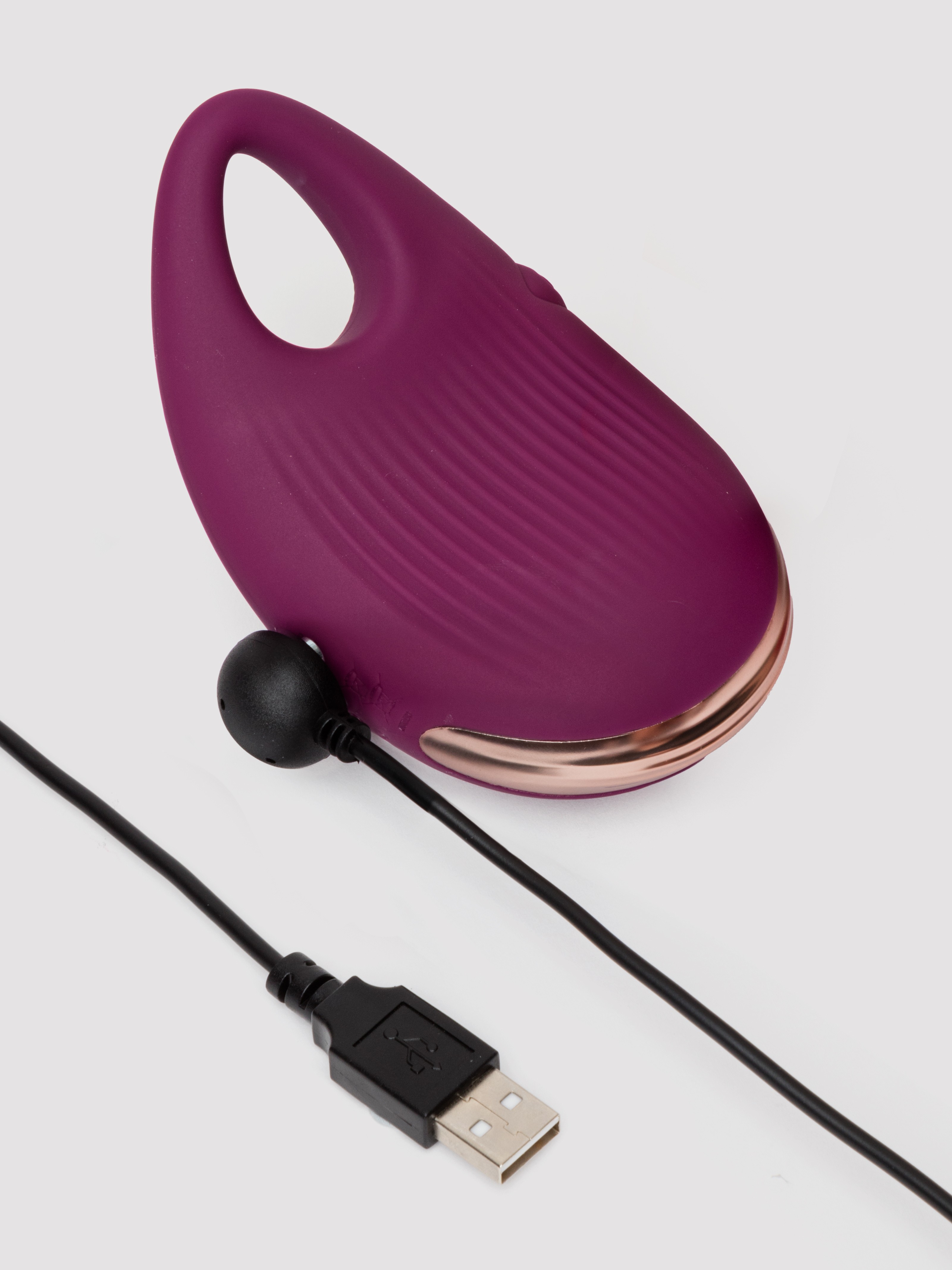 Rocks Off Coax Rechargeable Clitoral Vibrator, Red, hi-res