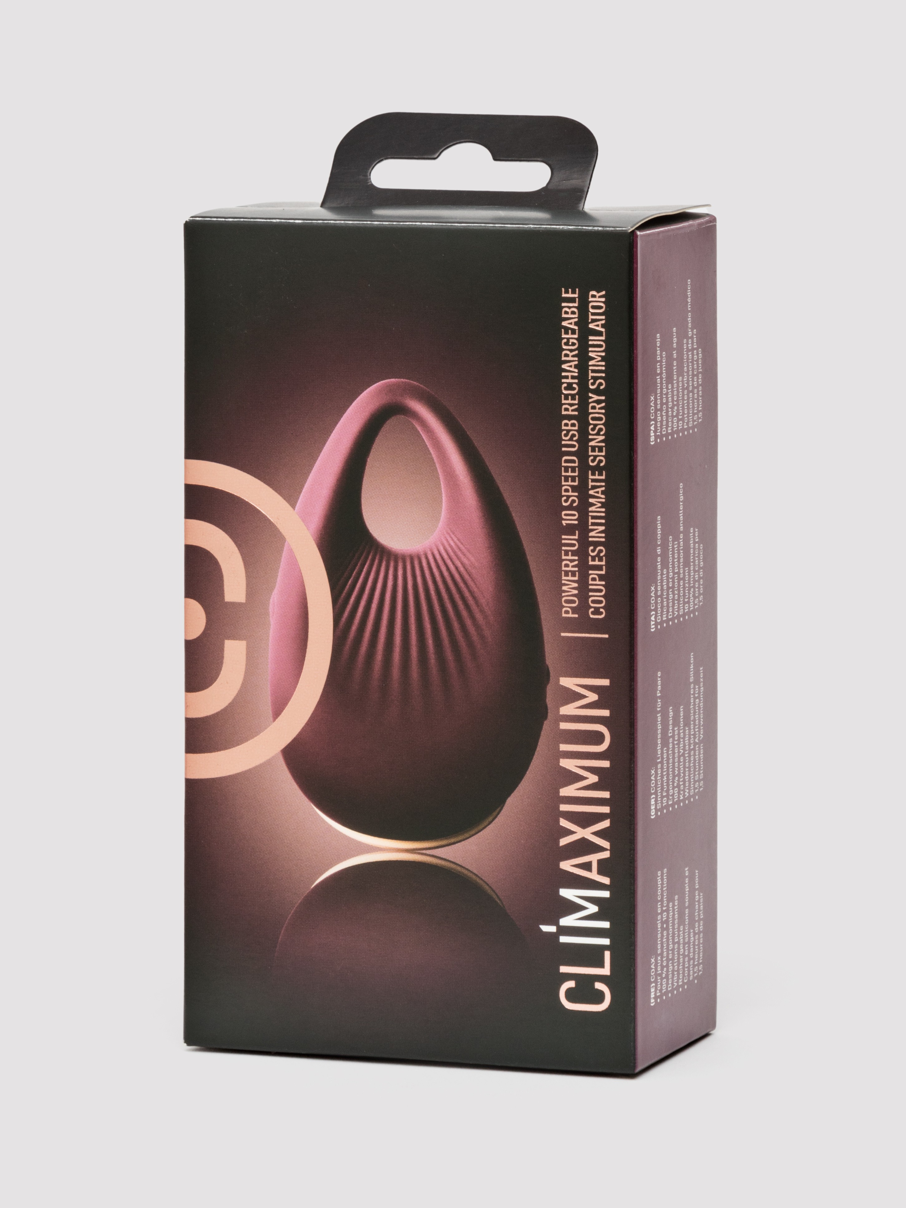 Rocks Off Coax Rechargeable Clitoral Vibrator, Red, hi-res