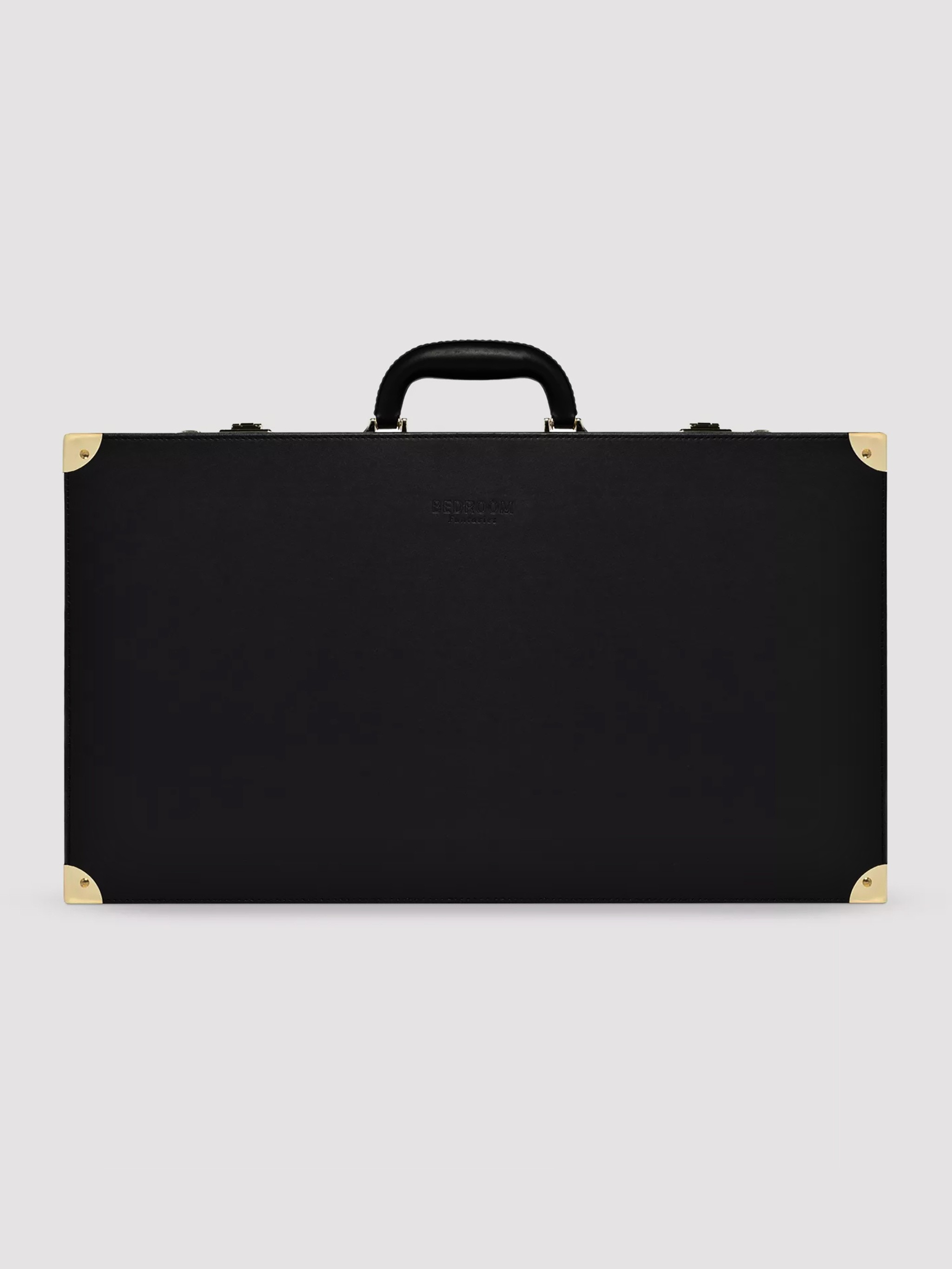 Bedroom Fantasies Faux Leather Luxury Bondage Suitcase (13 Pieces), Black, hi-res