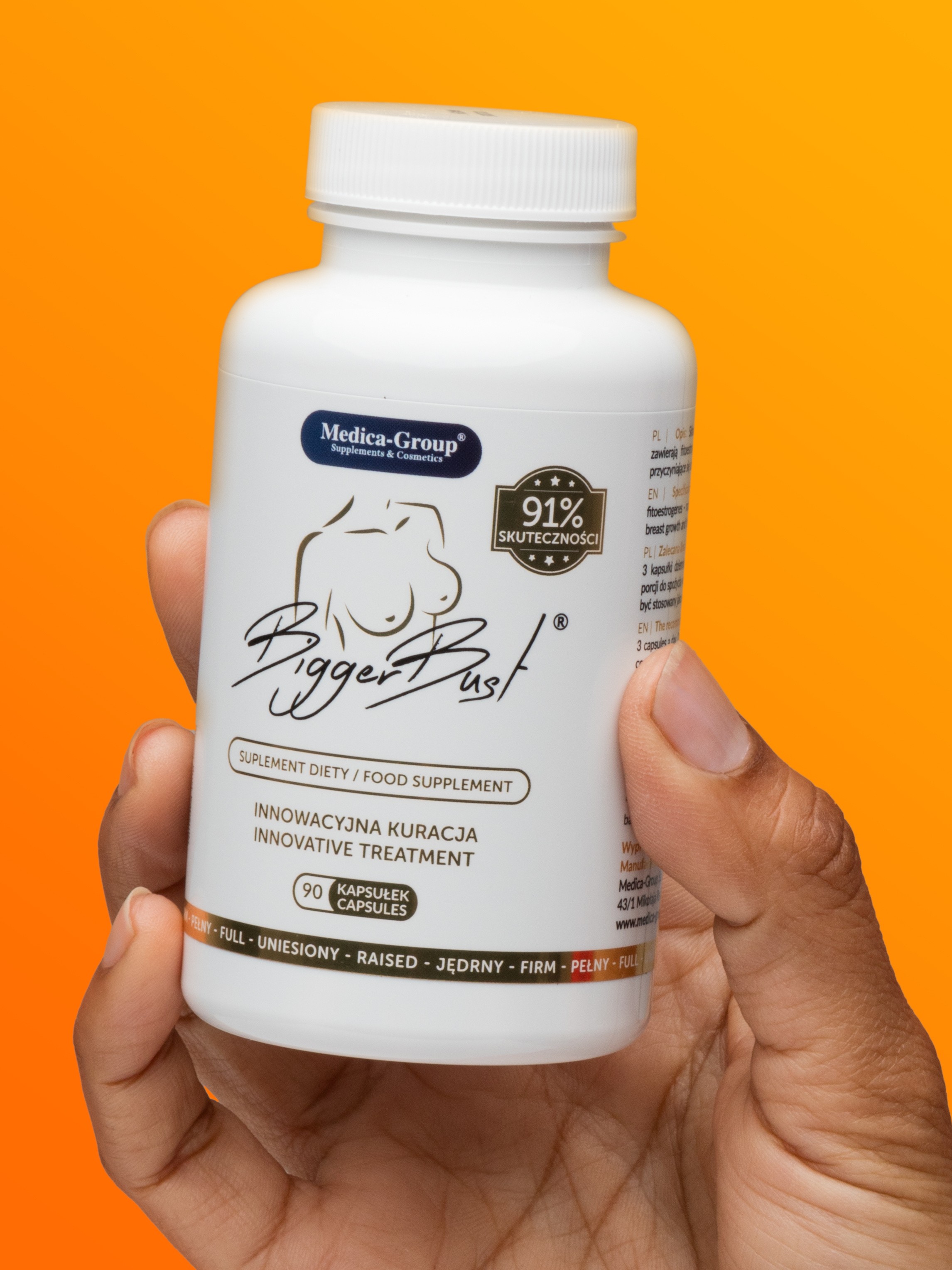 Medica-Group Bigger Bust Supplements (90 Capsules), , hi-res