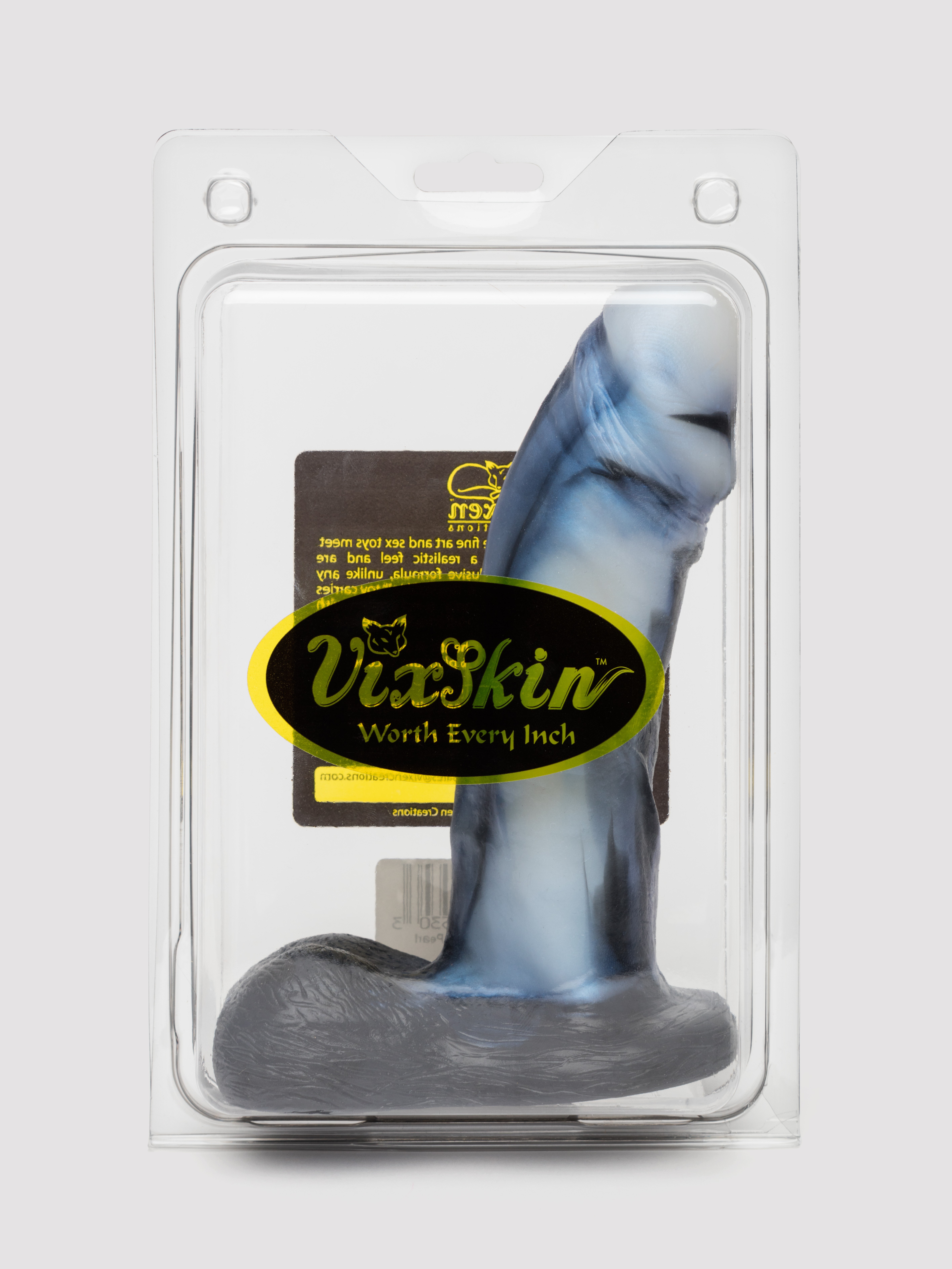 Vixen Johnny VixSkin Midnight Pearl 7 Inch Dildo, Blue, hi-res