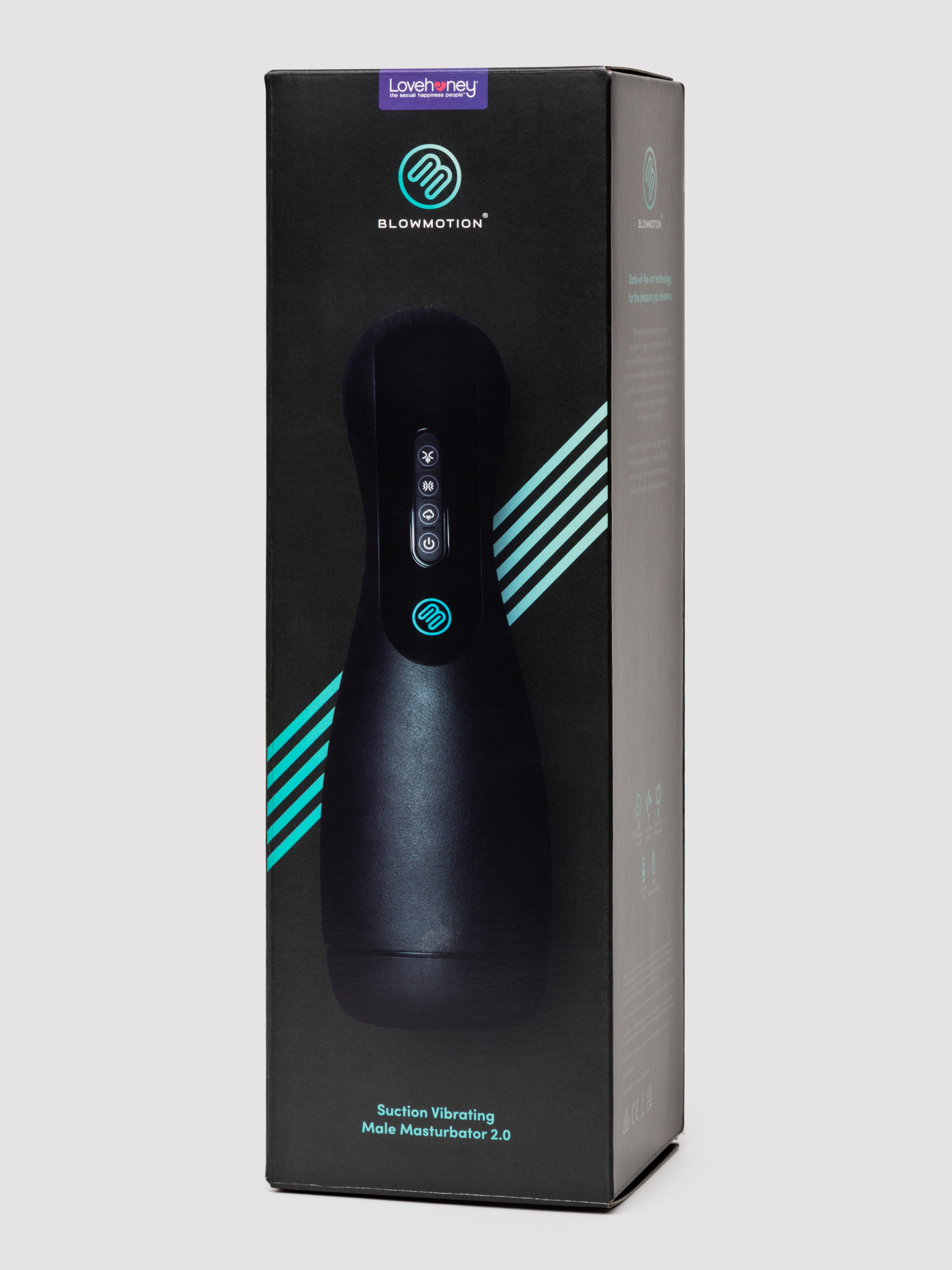Blowmotion Suction Vibrating Male Masturbator 2.0, Black, hi-res