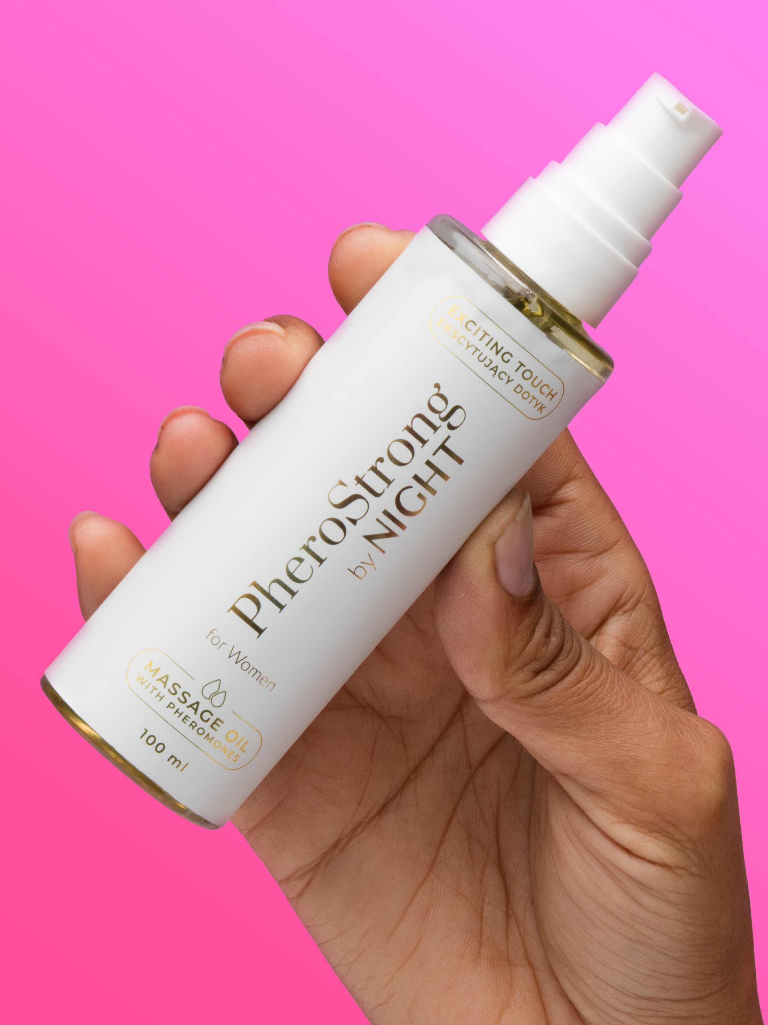 PheroStrong by Night Pheromones Massage Oil for Women 100ml, , hi-res
