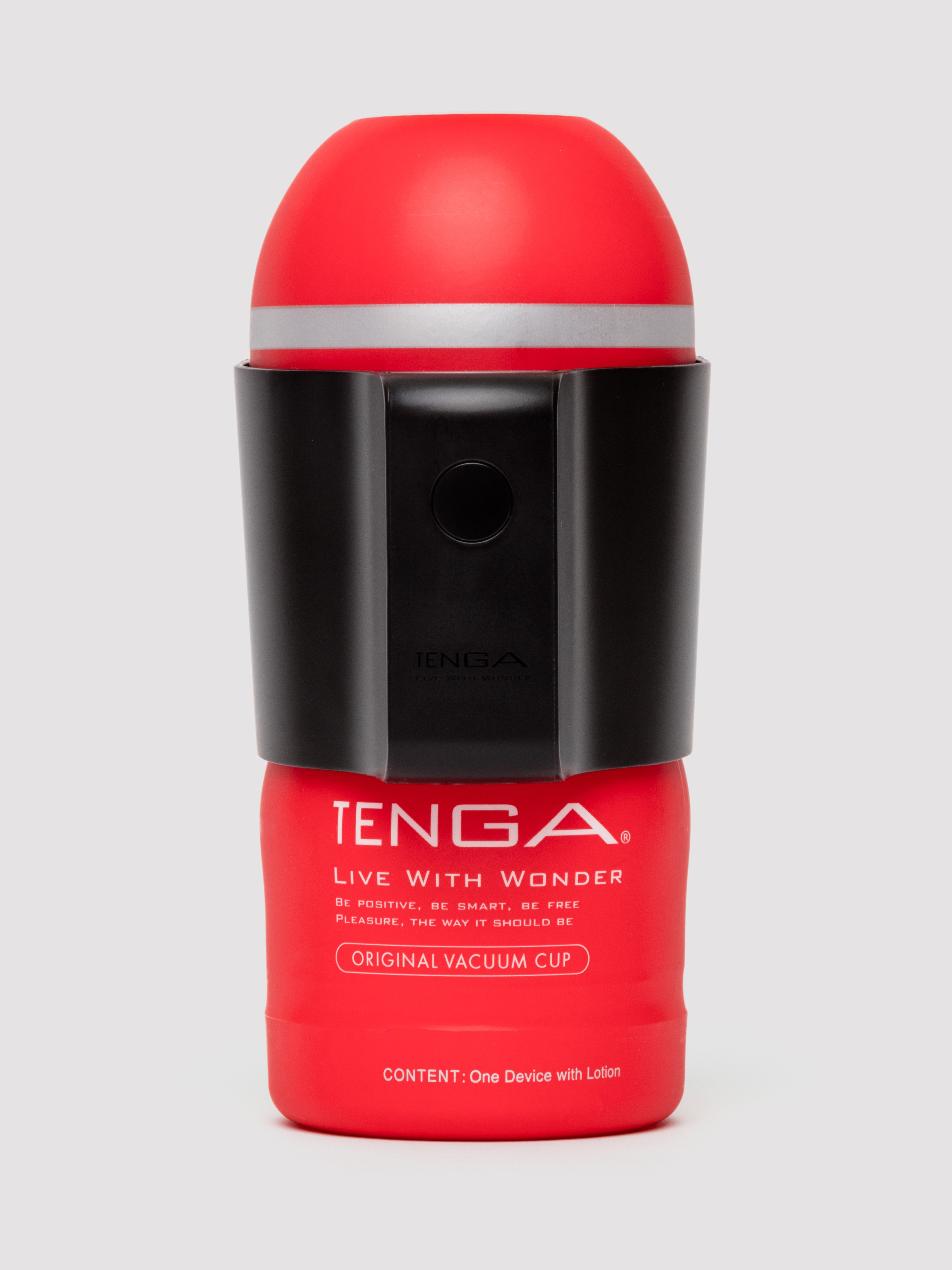 Tenga Cup with Rechargeable Vibrating Sleeve Set, Black, hi-res