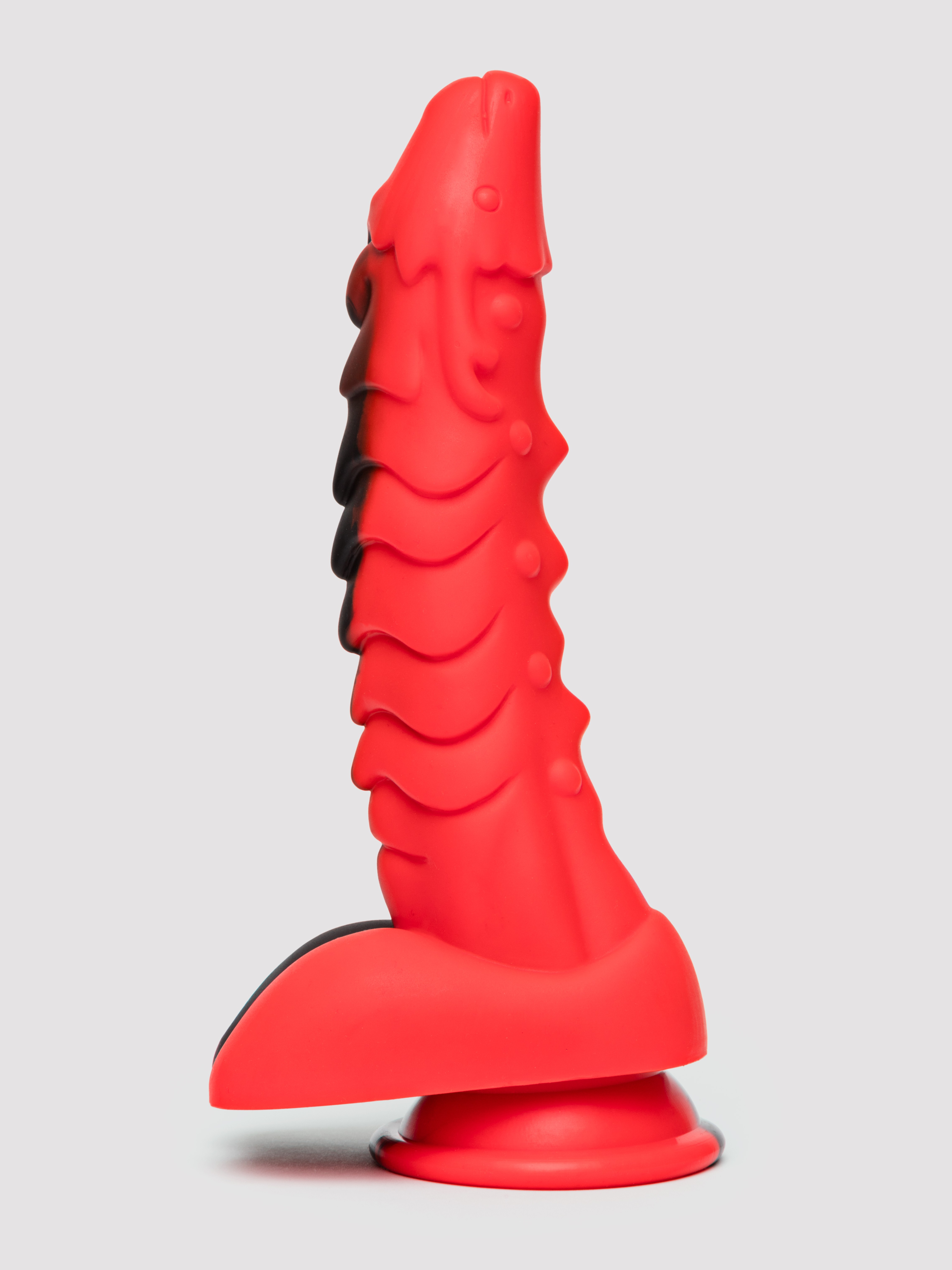 Fantasy Fire Mutant Silicone Dildo, Red, hi-res