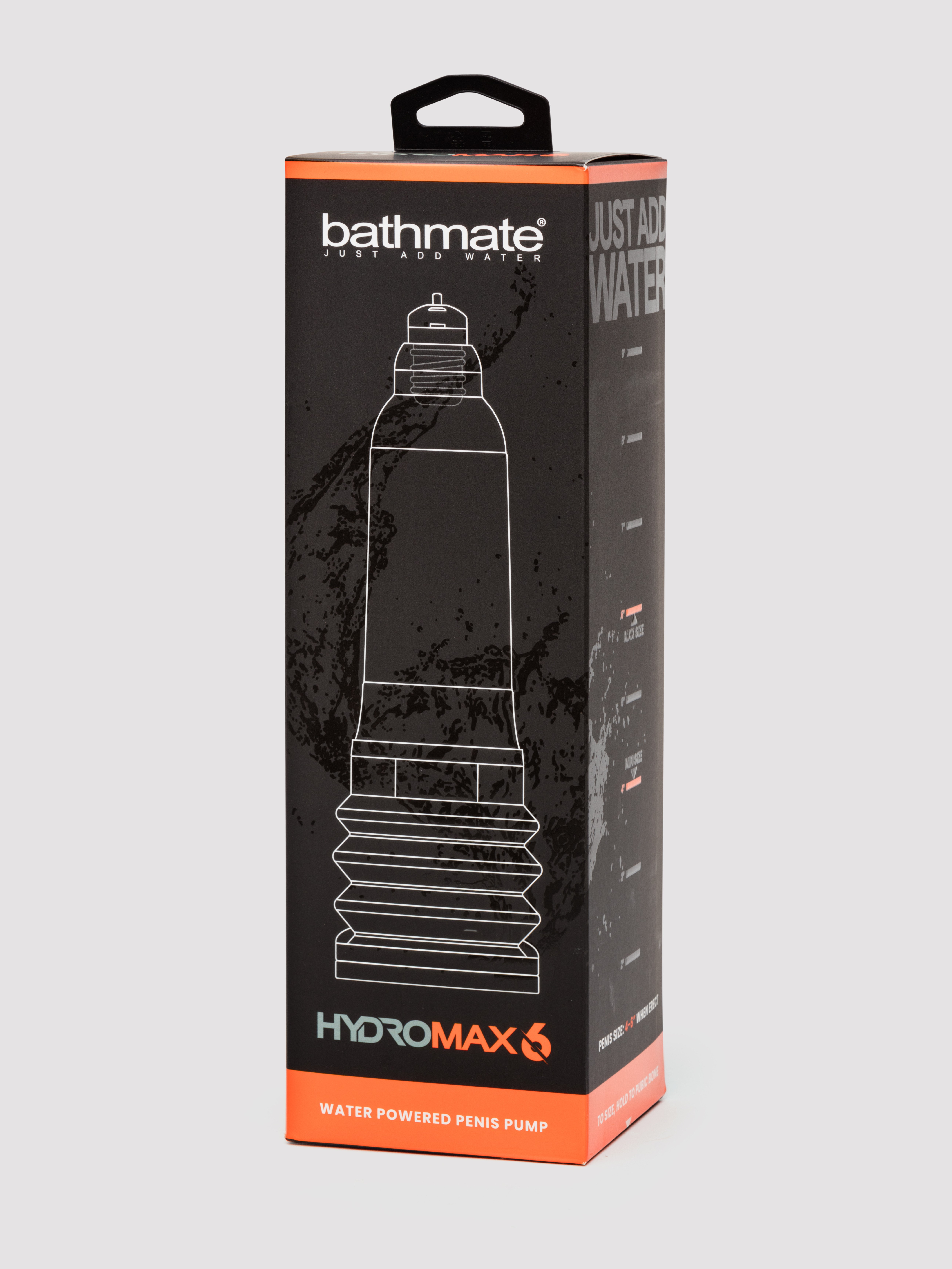 Bathmate HYDROMAX6 Penis Pump Clear 4-6 Inches, Clear, hi-res