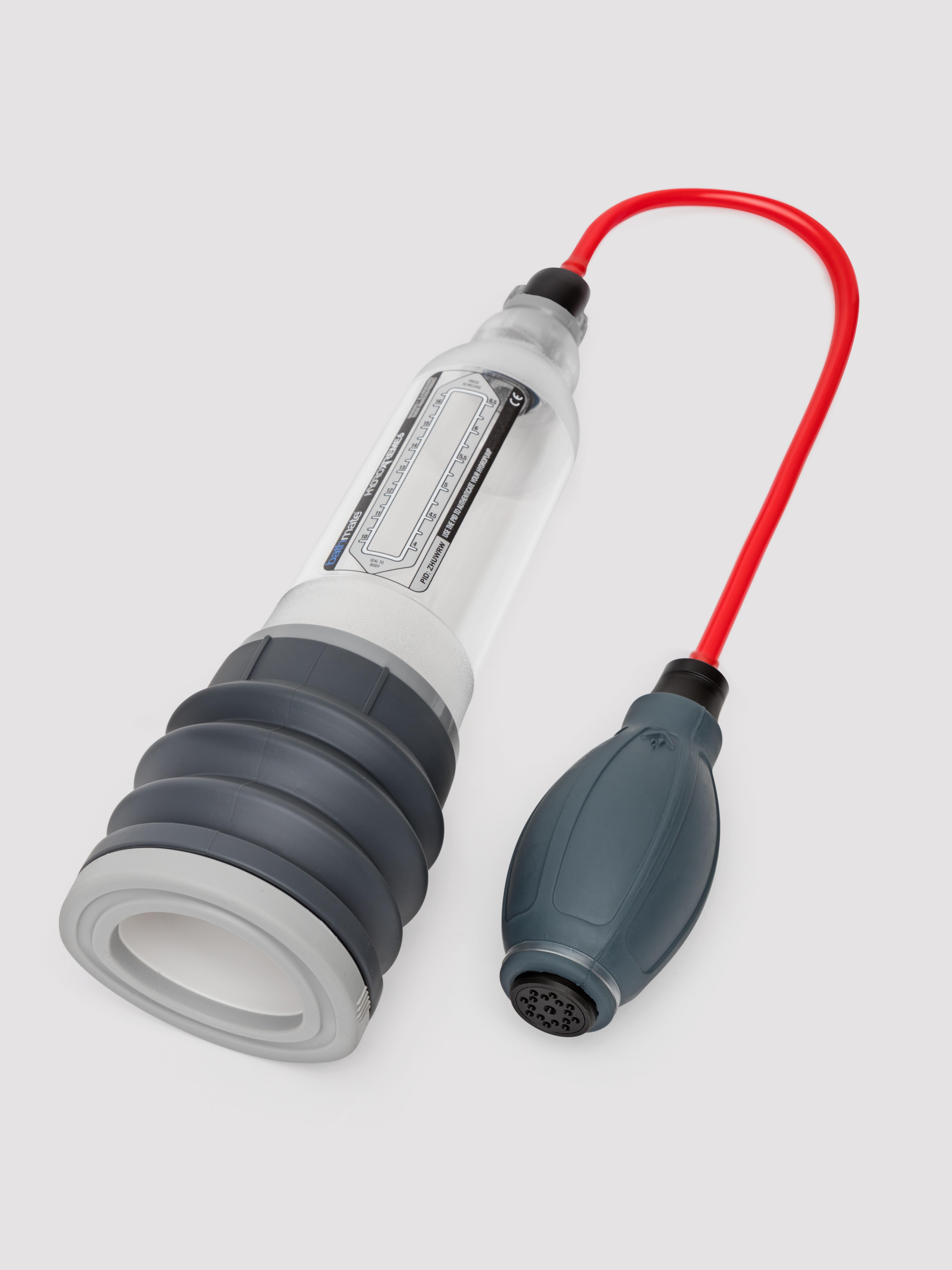 Bathmate HYDROXTREME6 Penis Pump Clear 4-6 Inches, Clear, hi-res