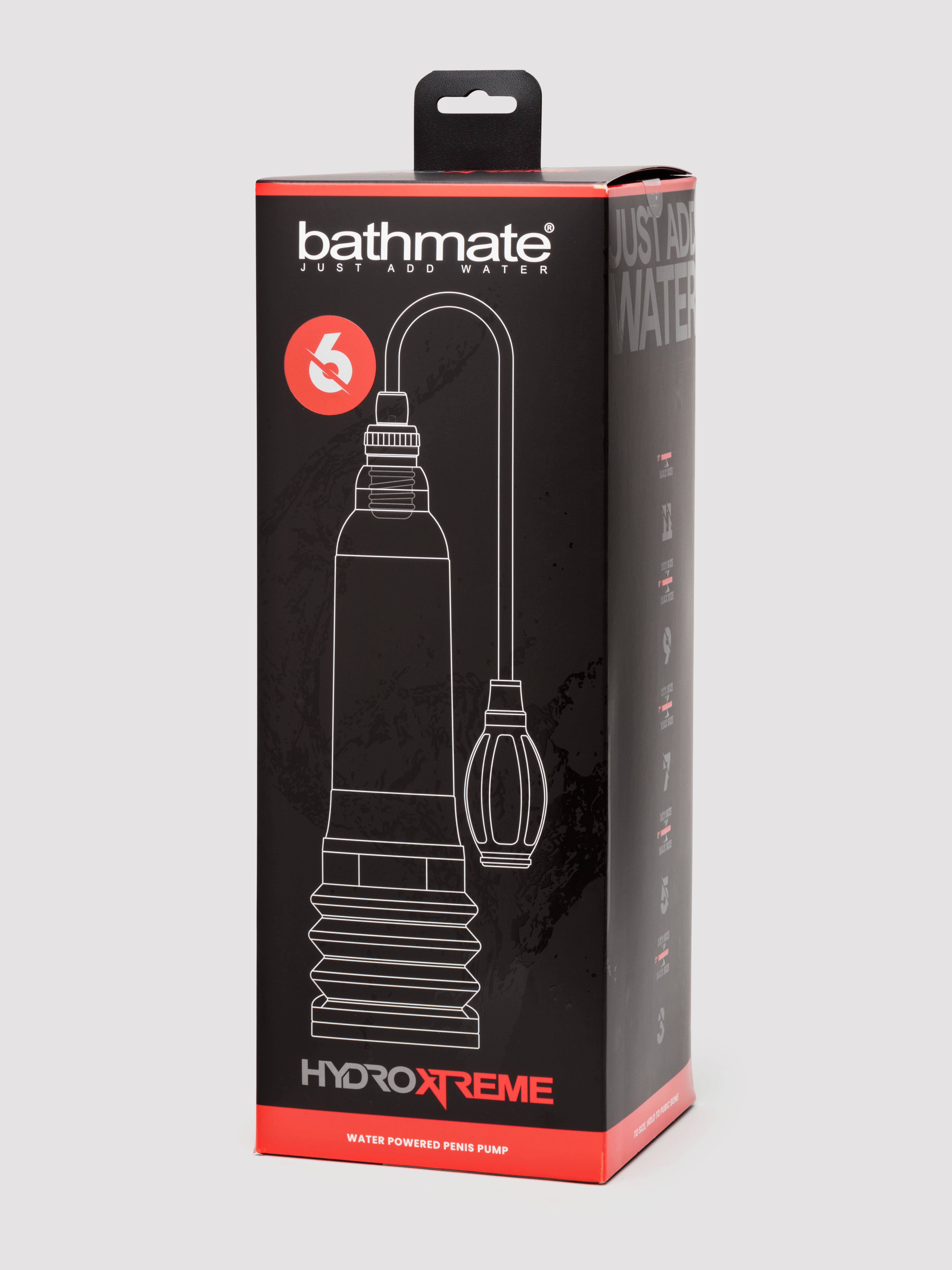 Bathmate HYDROXTREME6 Penis Pump Clear 4-6 Inches, Clear, hi-res