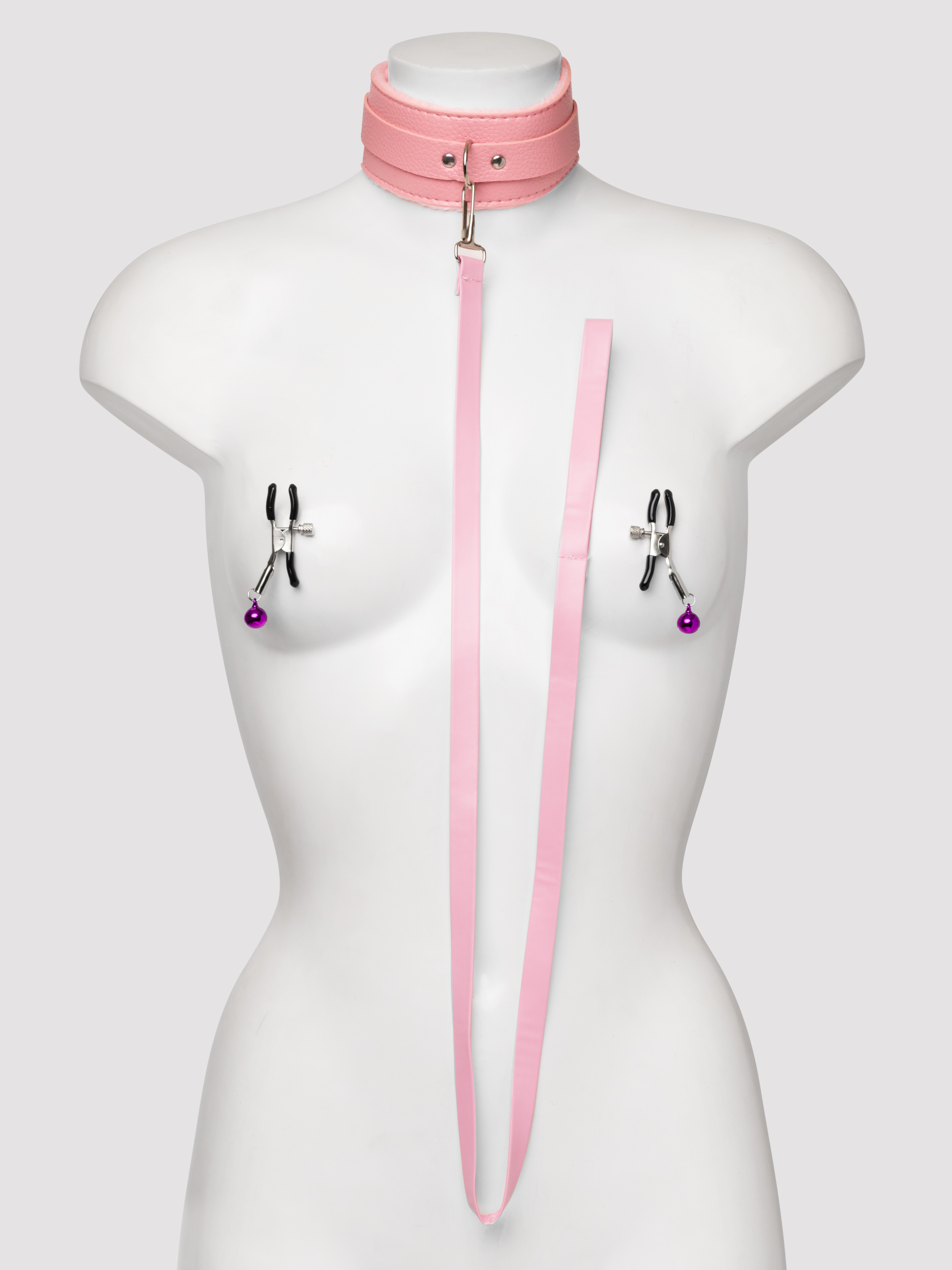 Secret Pleasure Chest Pink Bondage Kit (11 Pieces), Pink, hi-res