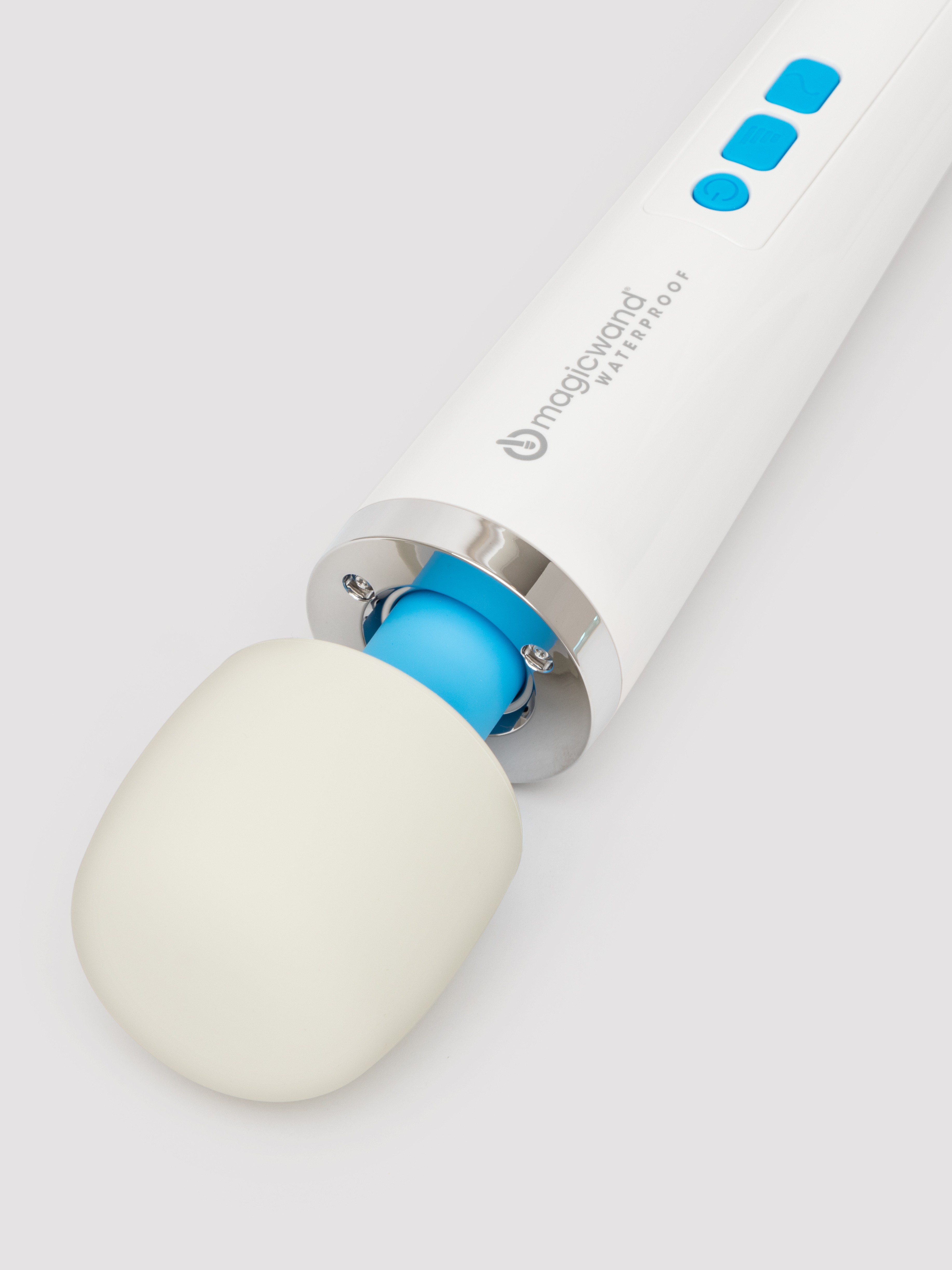 Magic Wand Waterproof Rechargeable Extra Powerful Wand Massager, White, hi-res