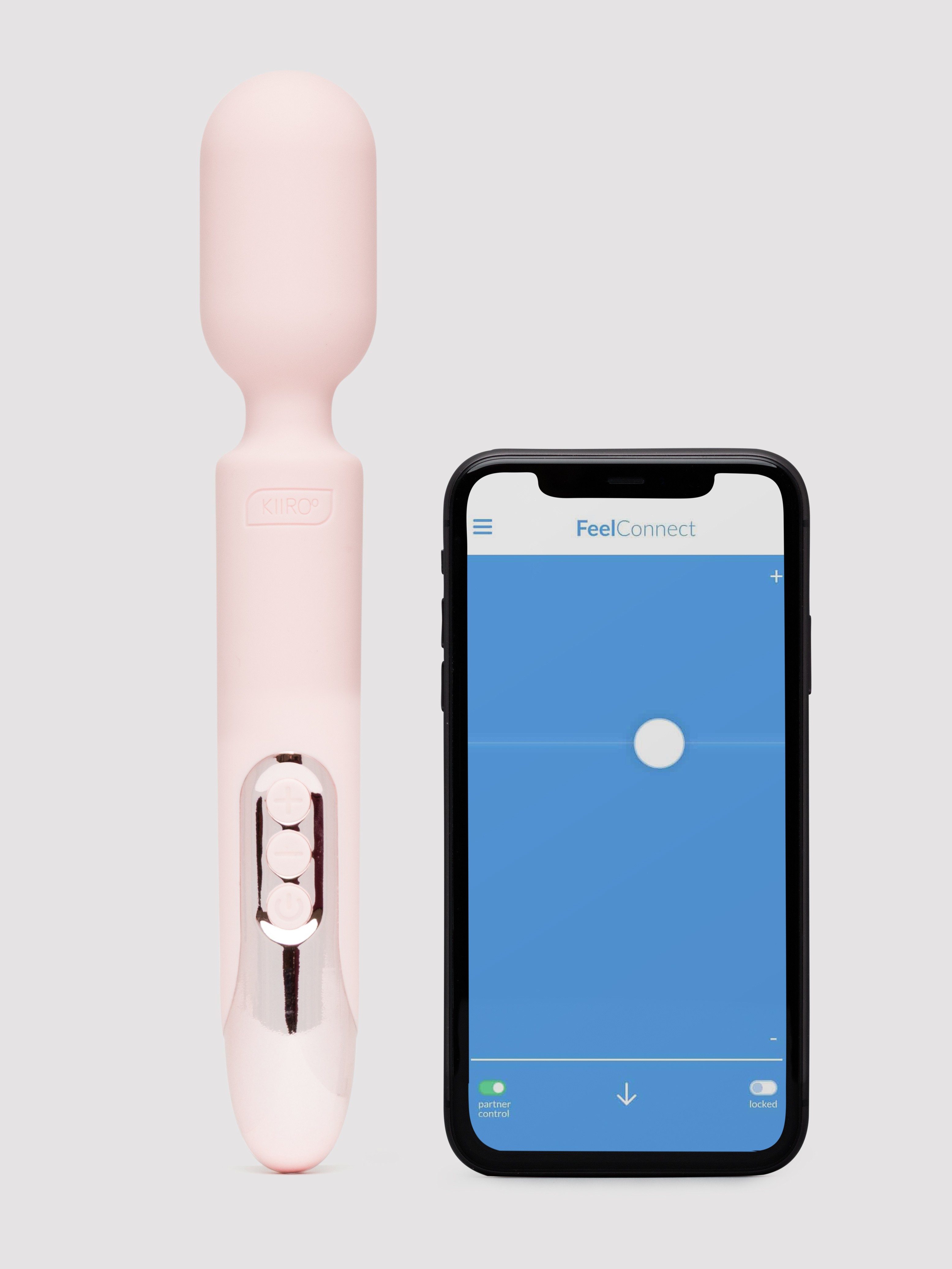 Kiiroo ProWand App Controlled Wand Vibrator, Pink, hi-res
