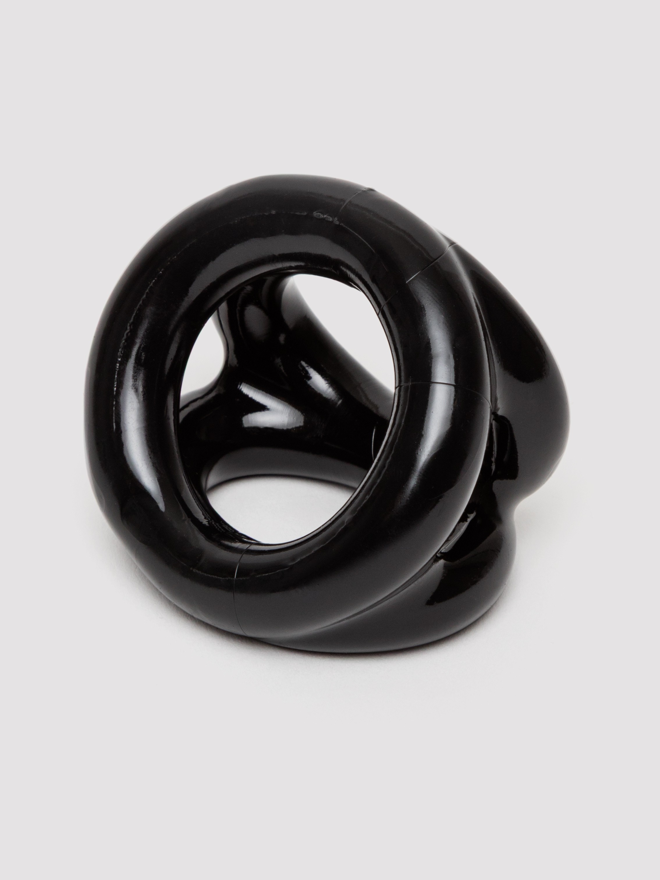 Lovehoney Cock Ring & Ball Sling, Black, hi-res