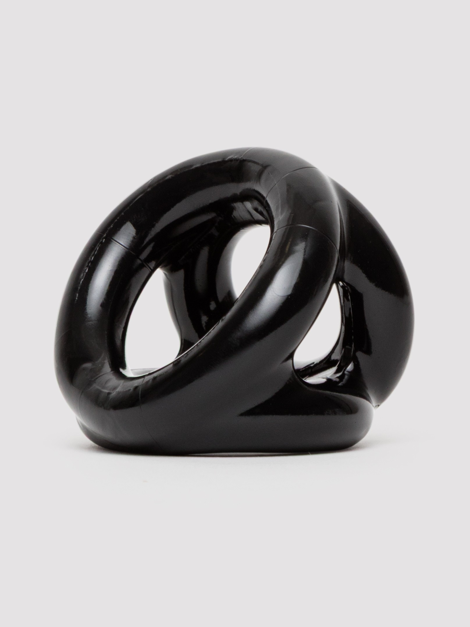 Lovehoney Cock Ring & Ball Sling, Black, hi-res