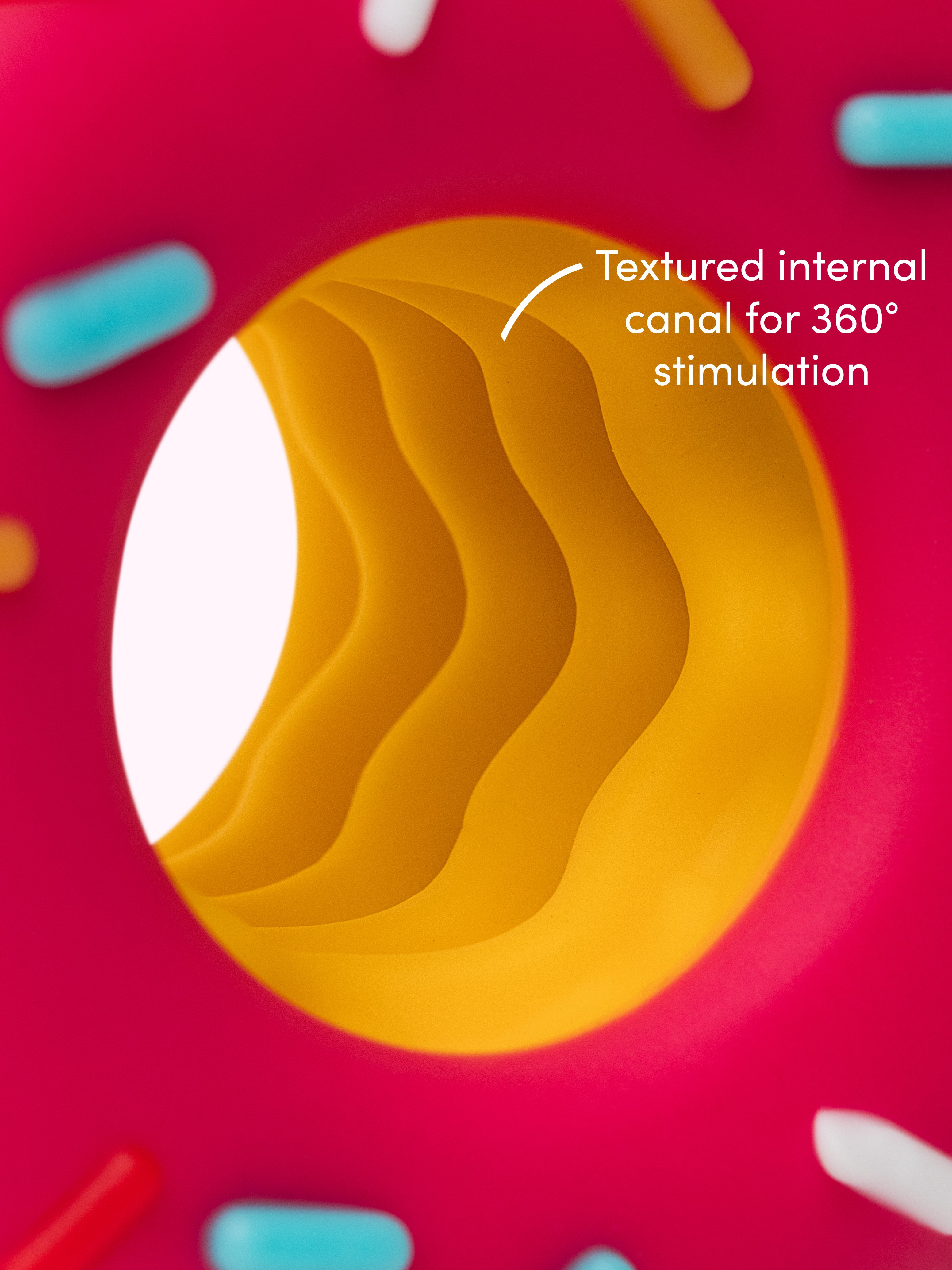 Lovehoney Doughnut Shape Stroker, , hi-res