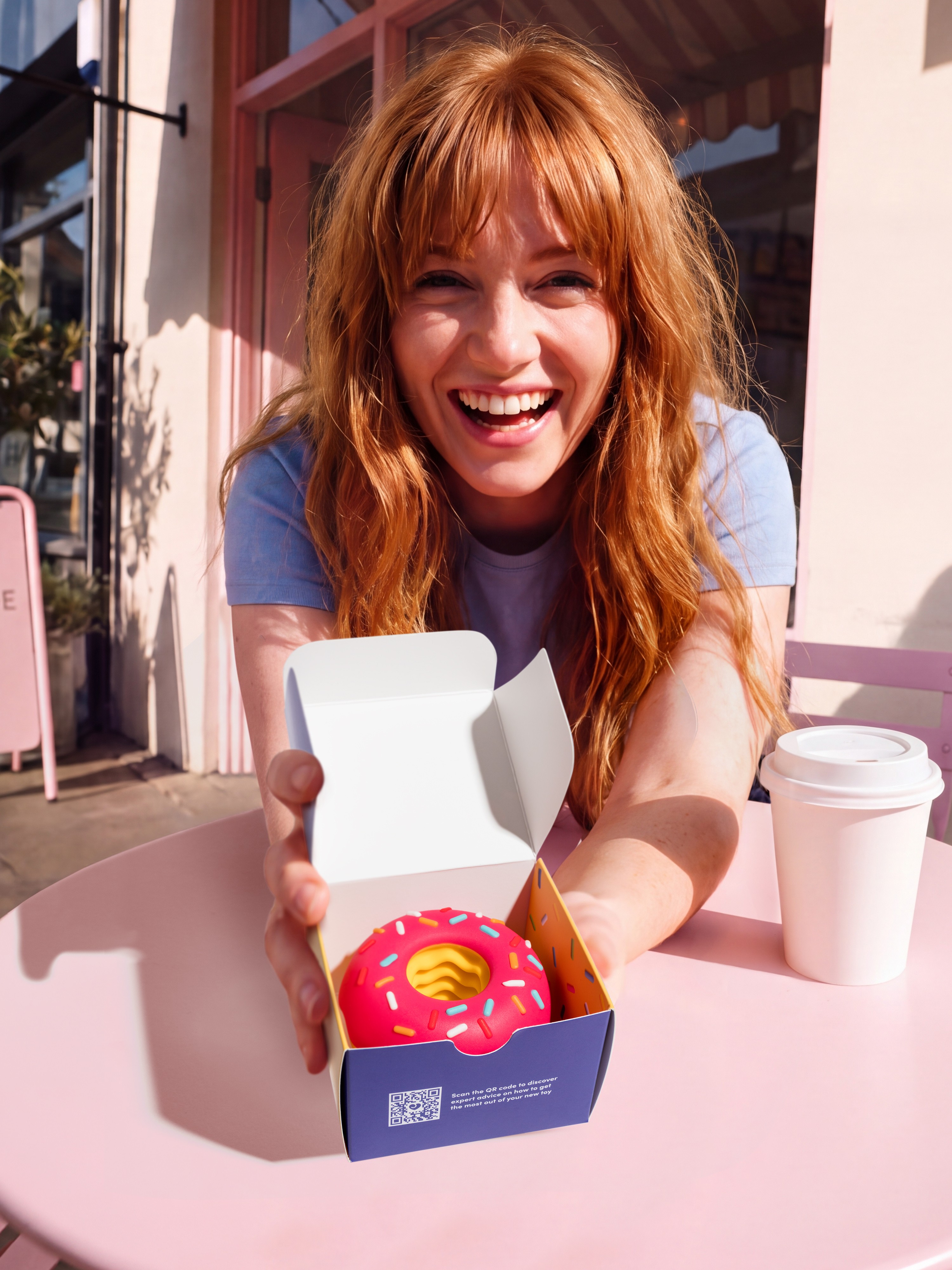 Lovehoney Doughnut Shape Stroker, , hi-res