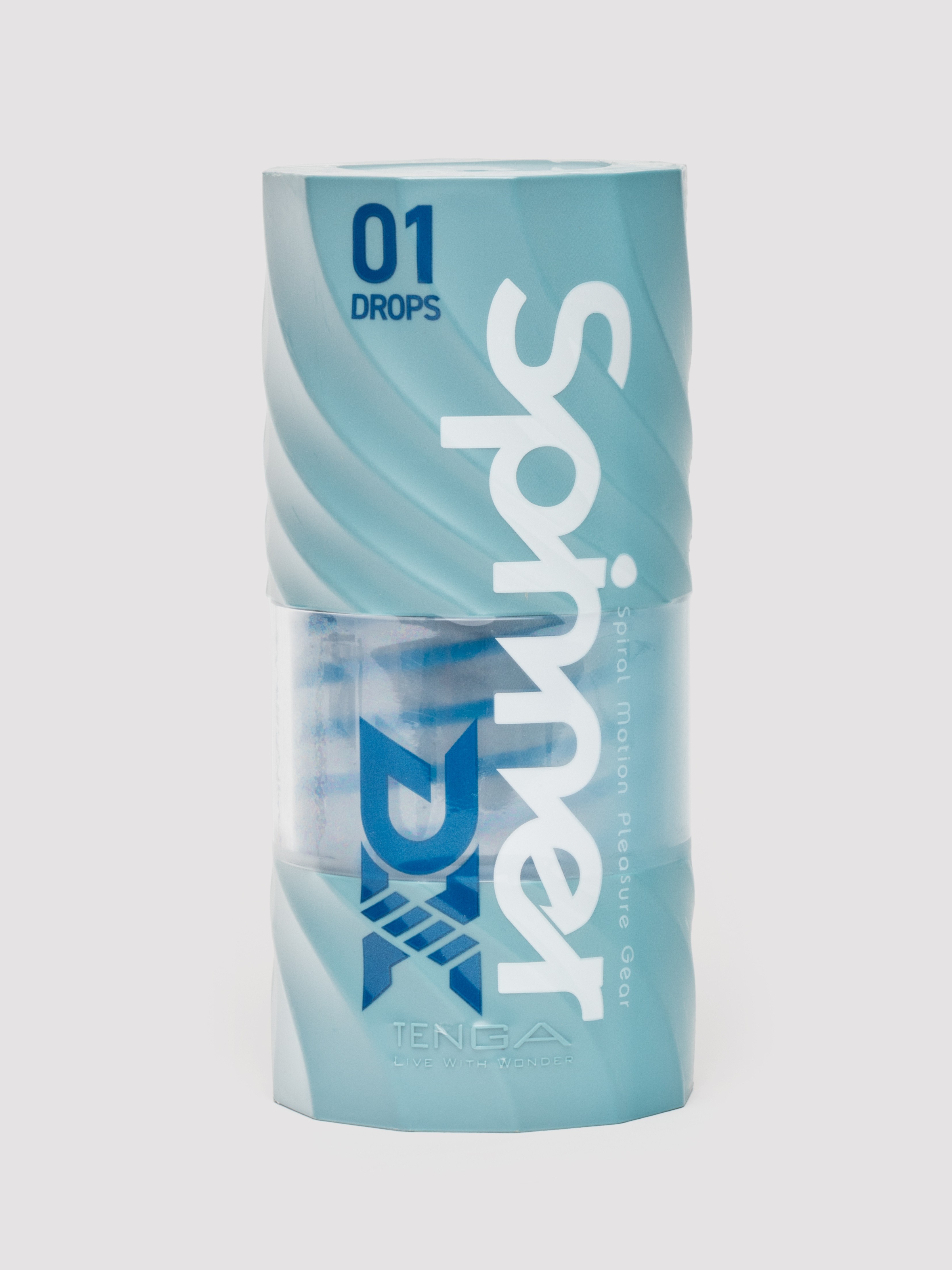 TENGA Spinner Deluxe Textured Male Masturbator, Blue, hi-res