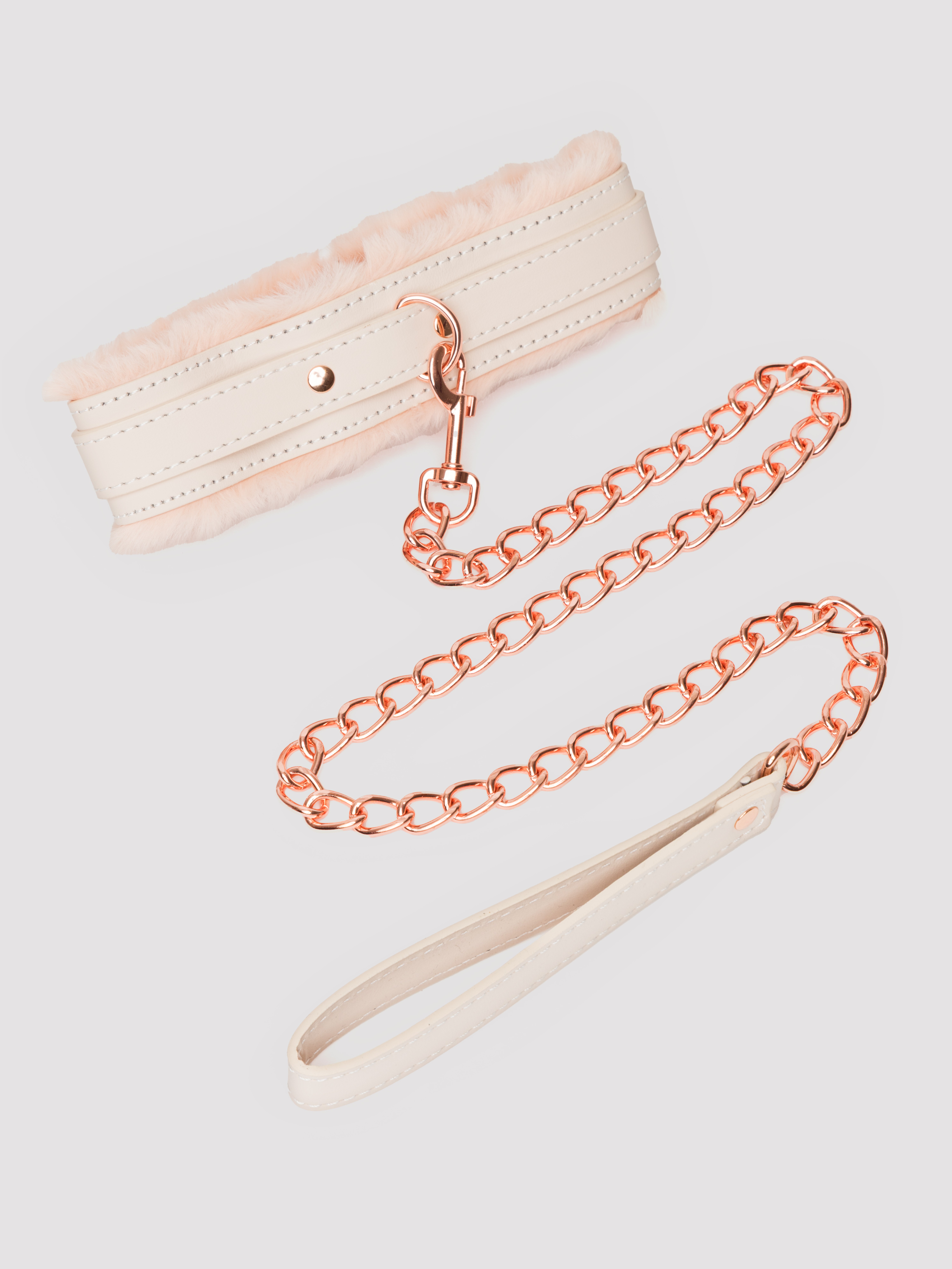 Sportsheets Peaches 'n CreaMe Collar and Lead Set, Pink, hi-res