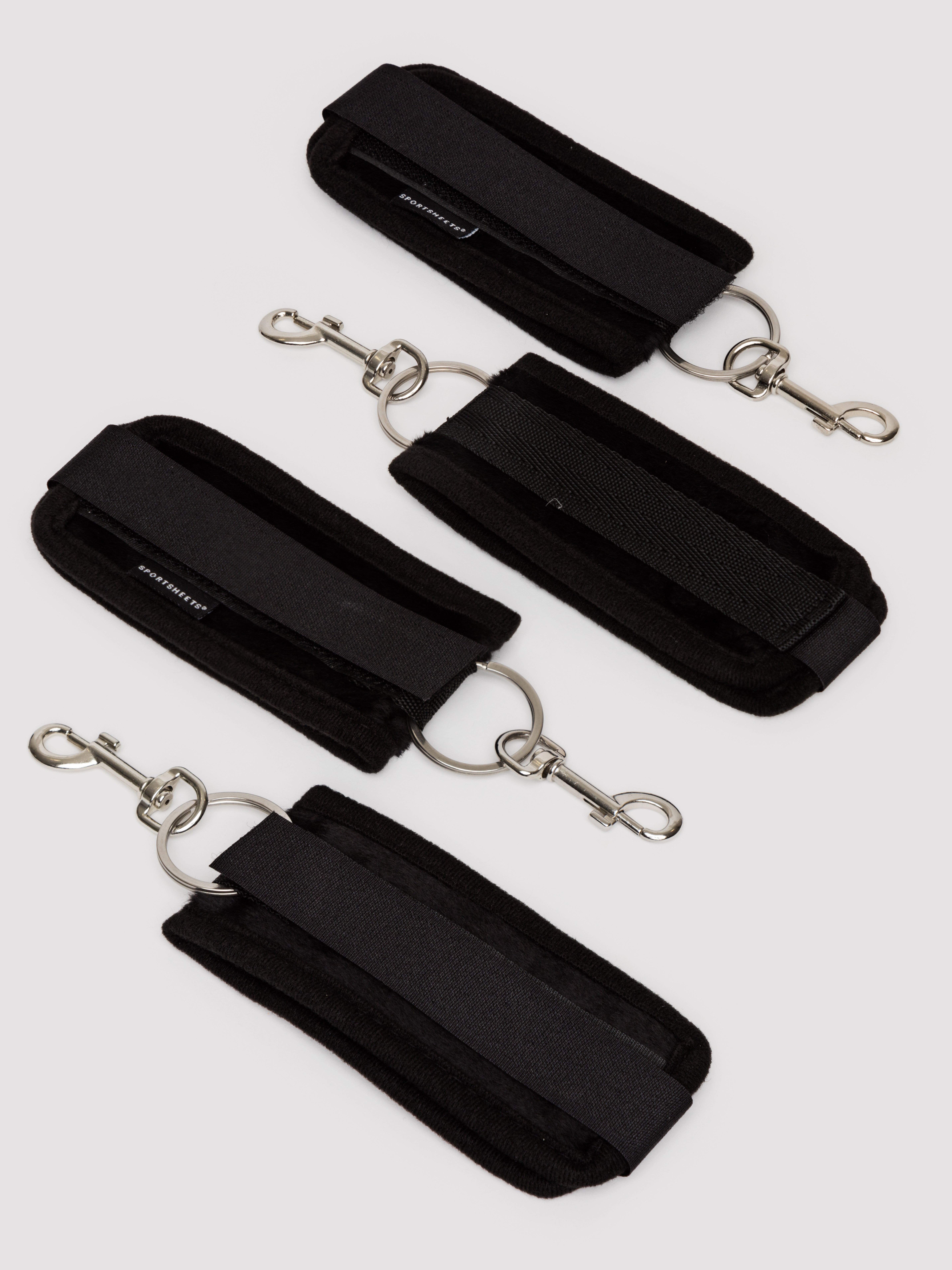 Sportsheets No Matter Where Multifunction Bondage Restraint System, Black, hi-res