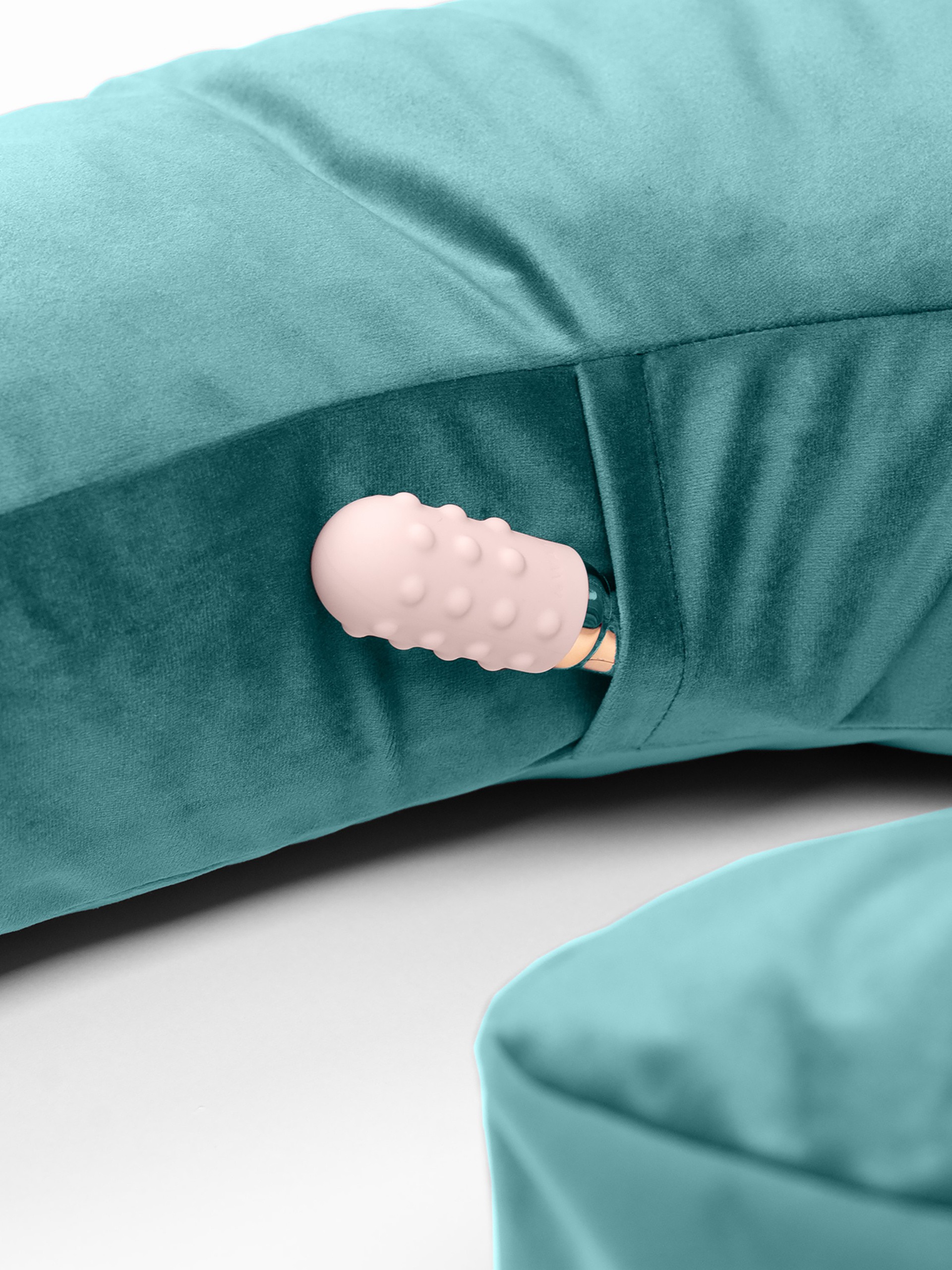 Liberator Lune Snuggle Sex Pillow, Blue, hi-res