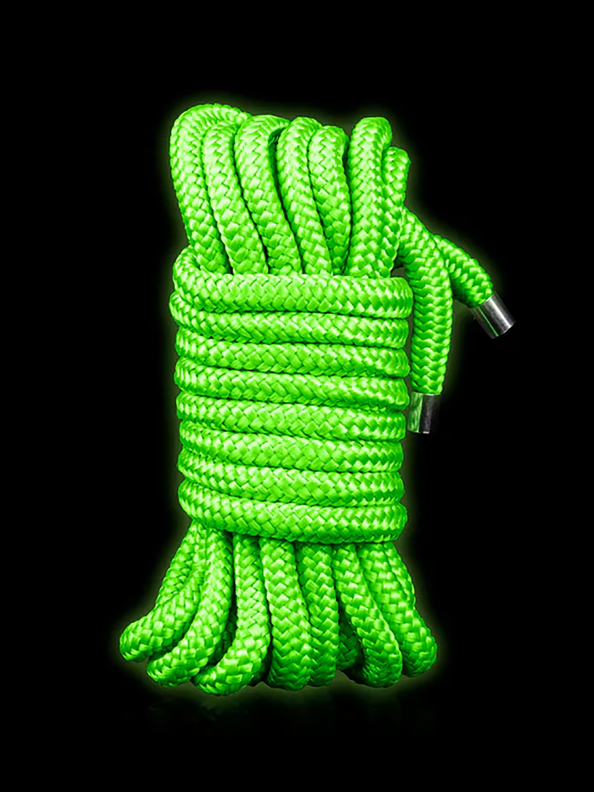 Ouch! Japanese Glow in the Dark Shibari Rope 5 Metre, Green, hi-res