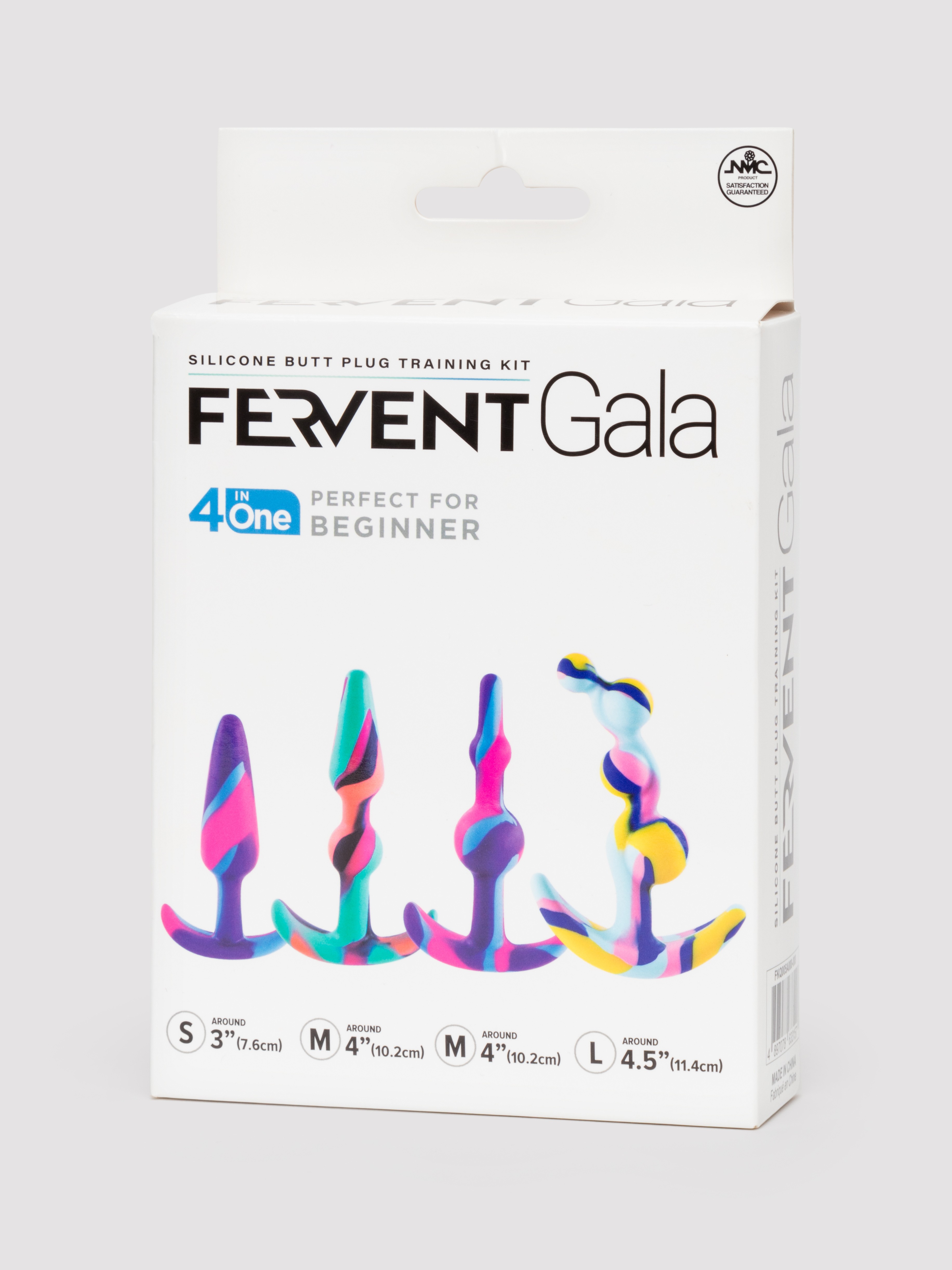 Silicone Multi-Coloured Butt Plug Training Kit (4 Piece), Various, hi-res