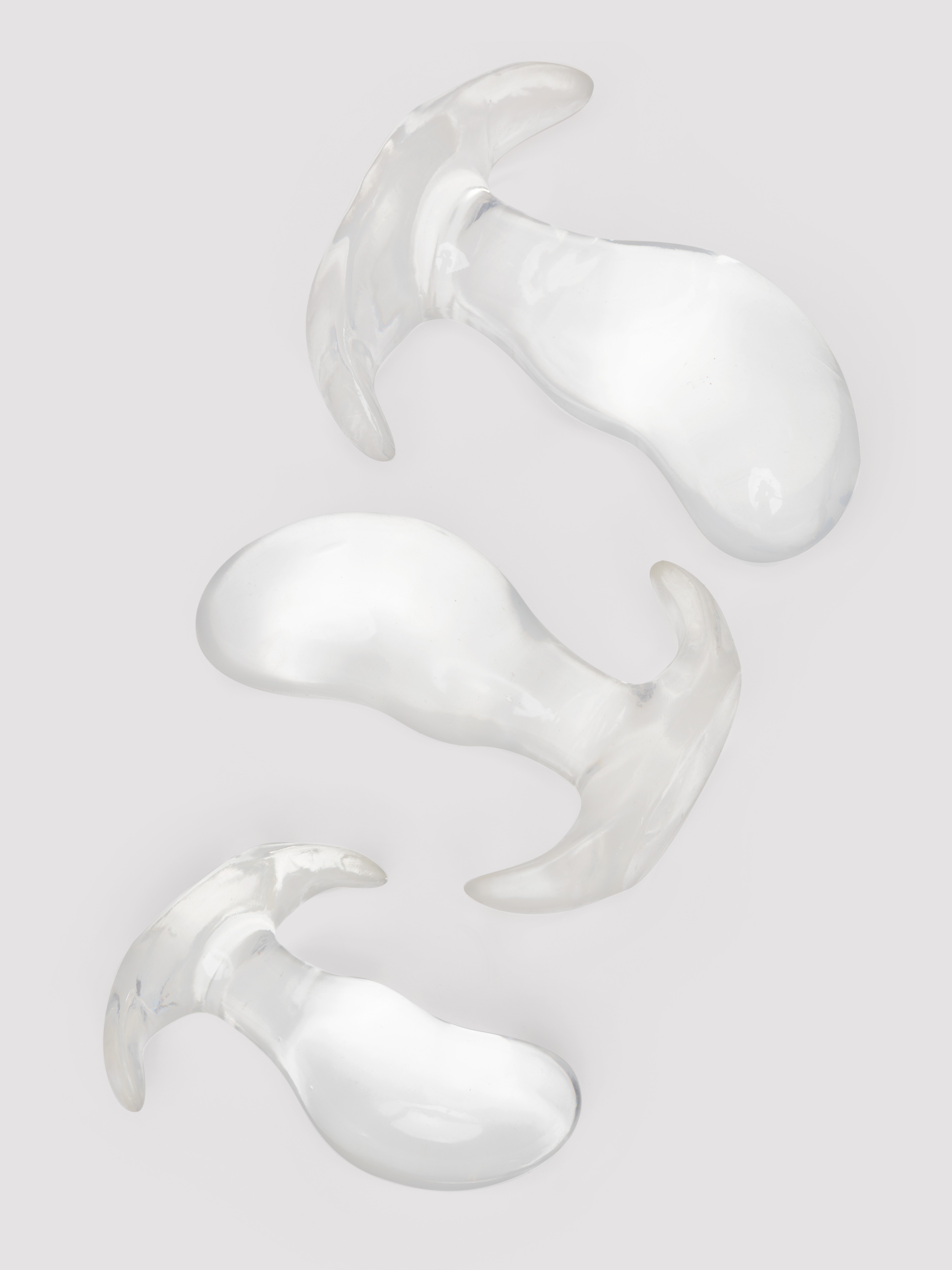 Clear Anal Training Kit 3 in 1, Clear, hi-res