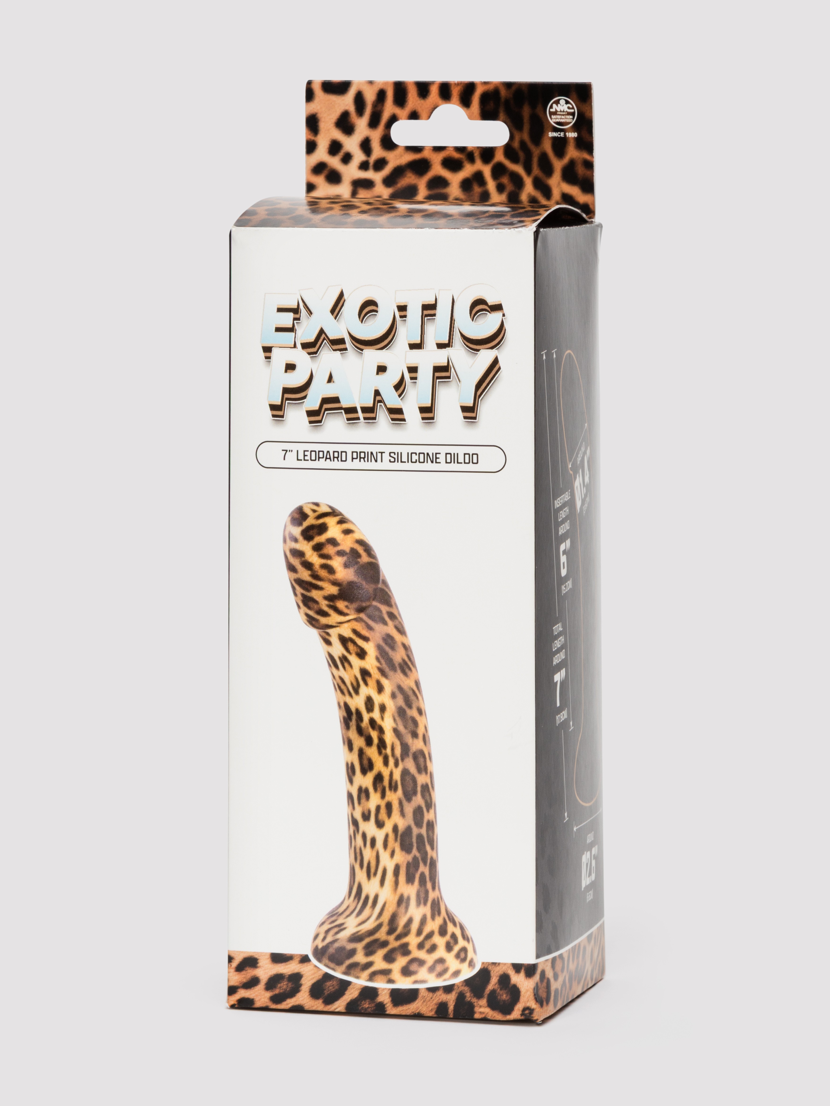 Leopard Print Silicone Dildo 7 Inches, Various, hi-res