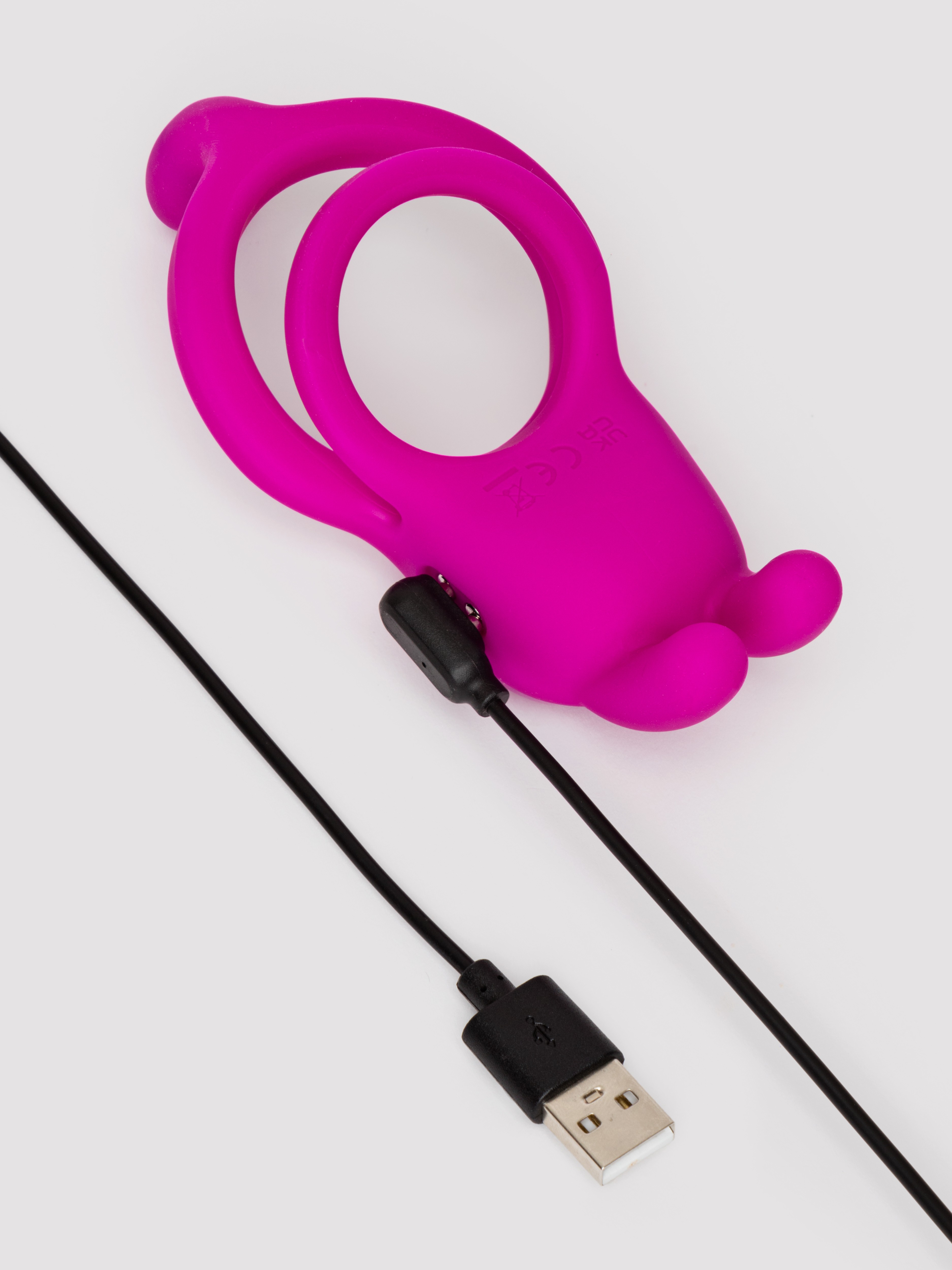 Closer Intimate Couples Rechargeable Cock Ring, Pink, hi-res